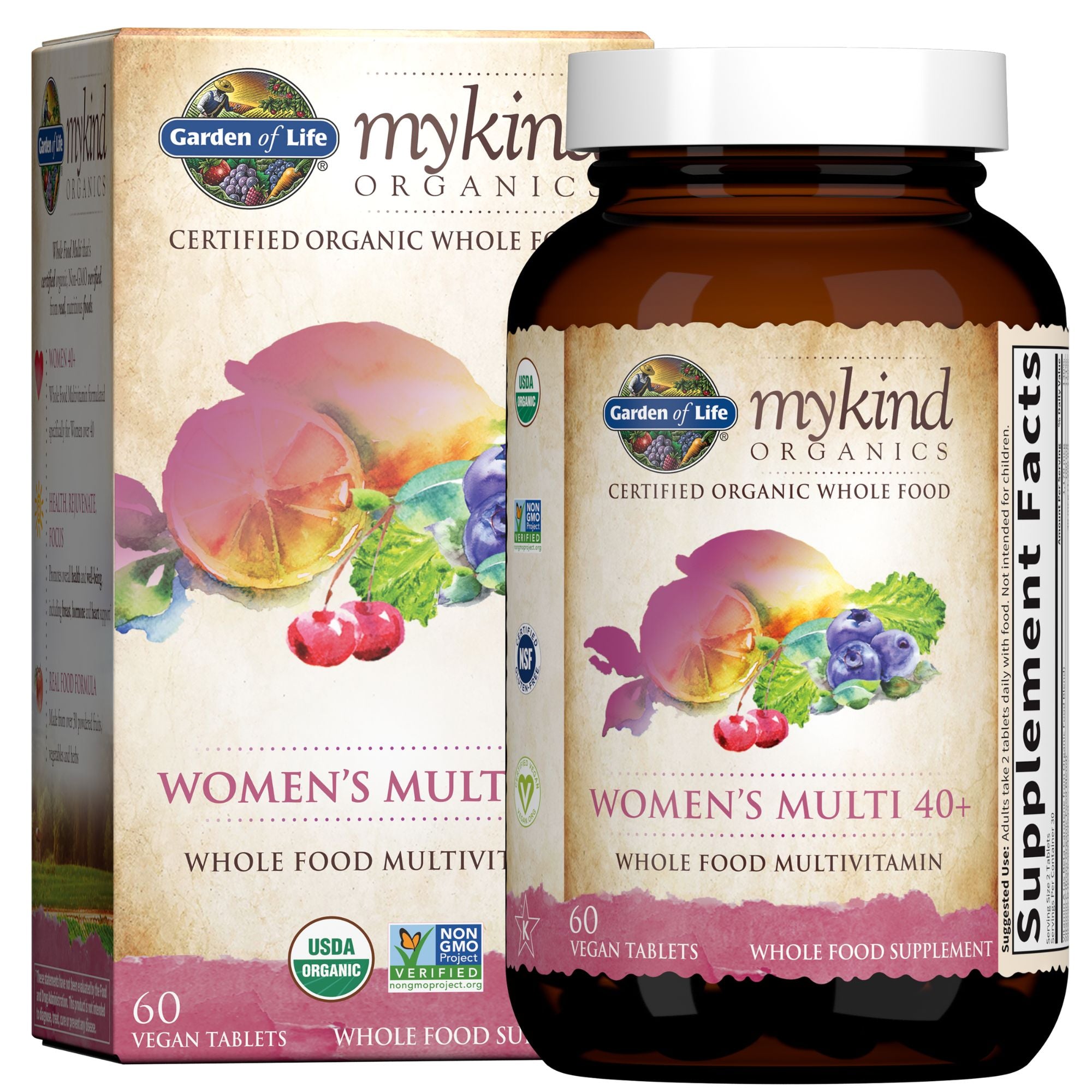 Multivitamínico orgánico para mujeres mayores de 40 años de MyKind