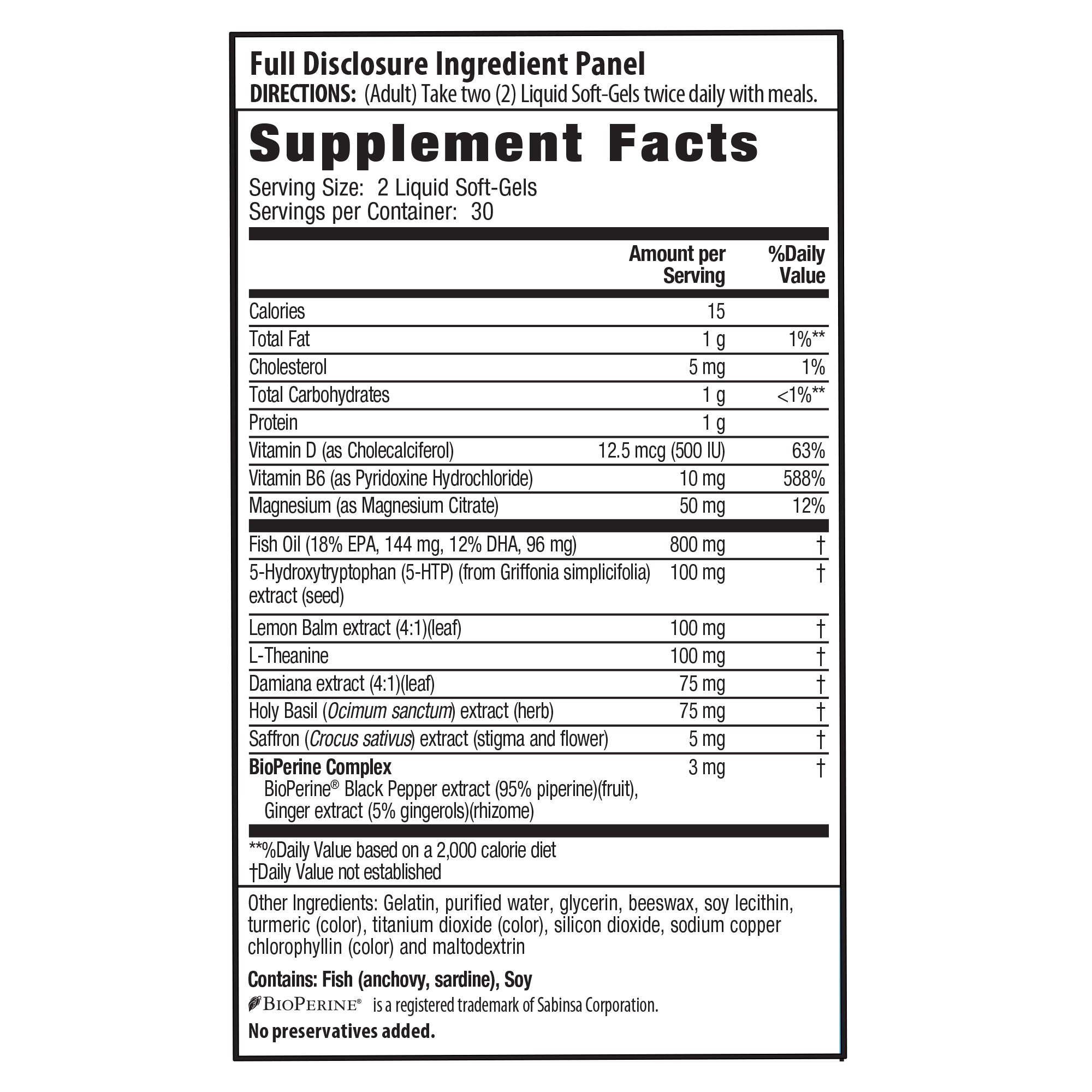 Double Potency 5-HTP Extra