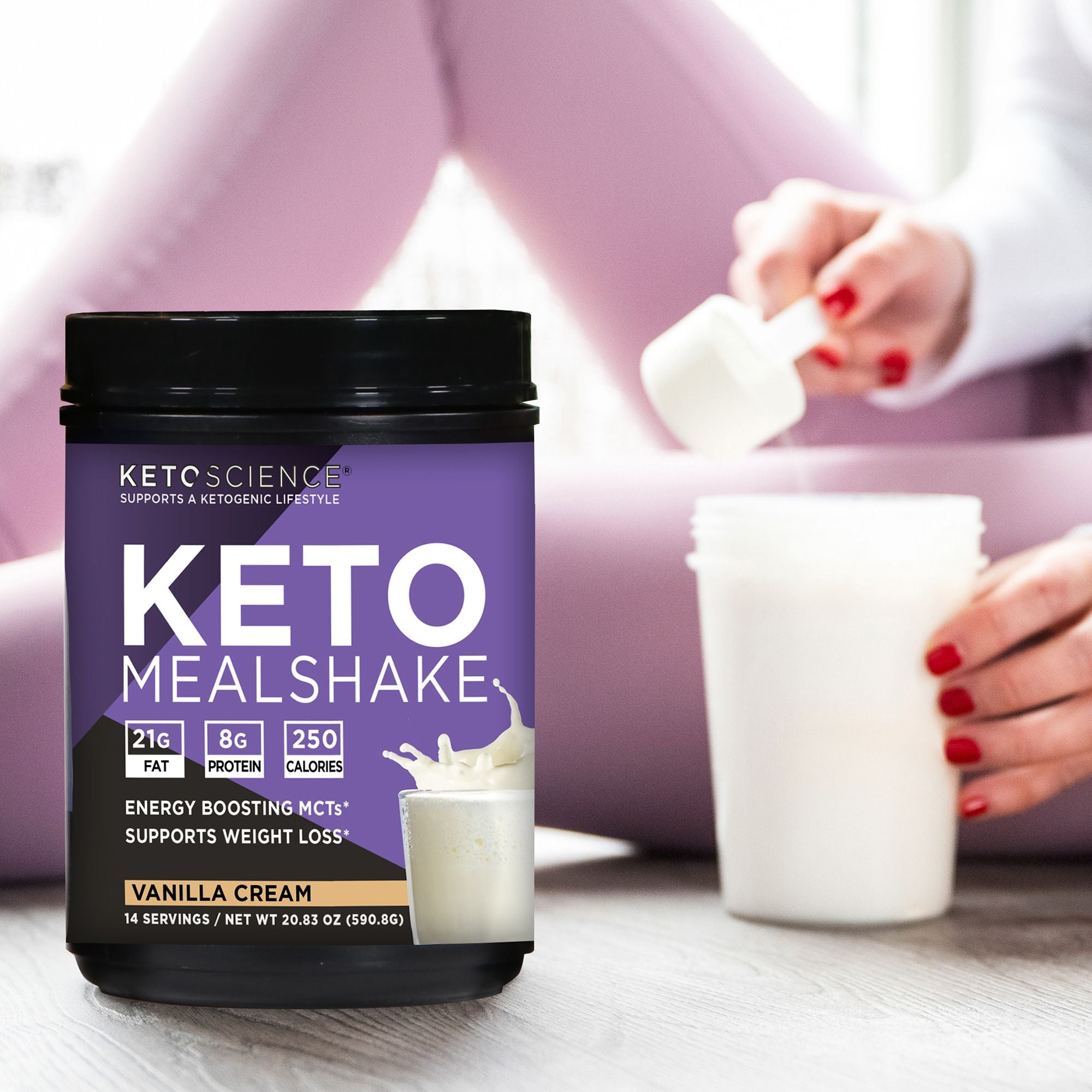 Ketogenic Meal Shake Vanilla Cream