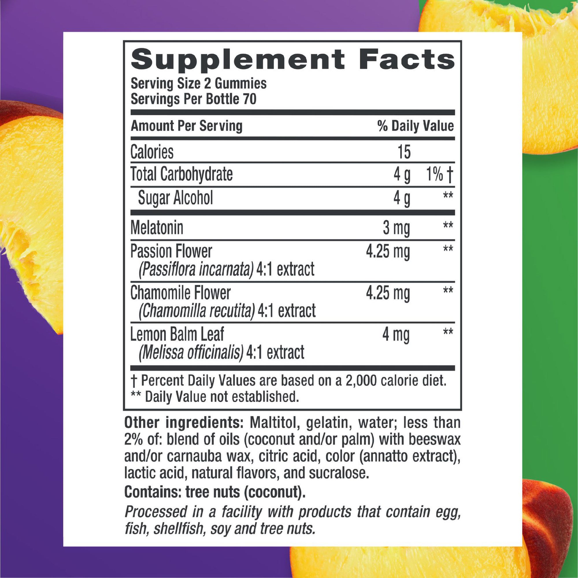 Vitafusion Melatonin Adult Sleep Aid Gummies