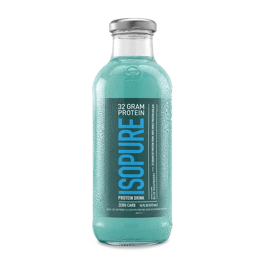 Isopure Zero Carb 32g, Blue Rasp, Case