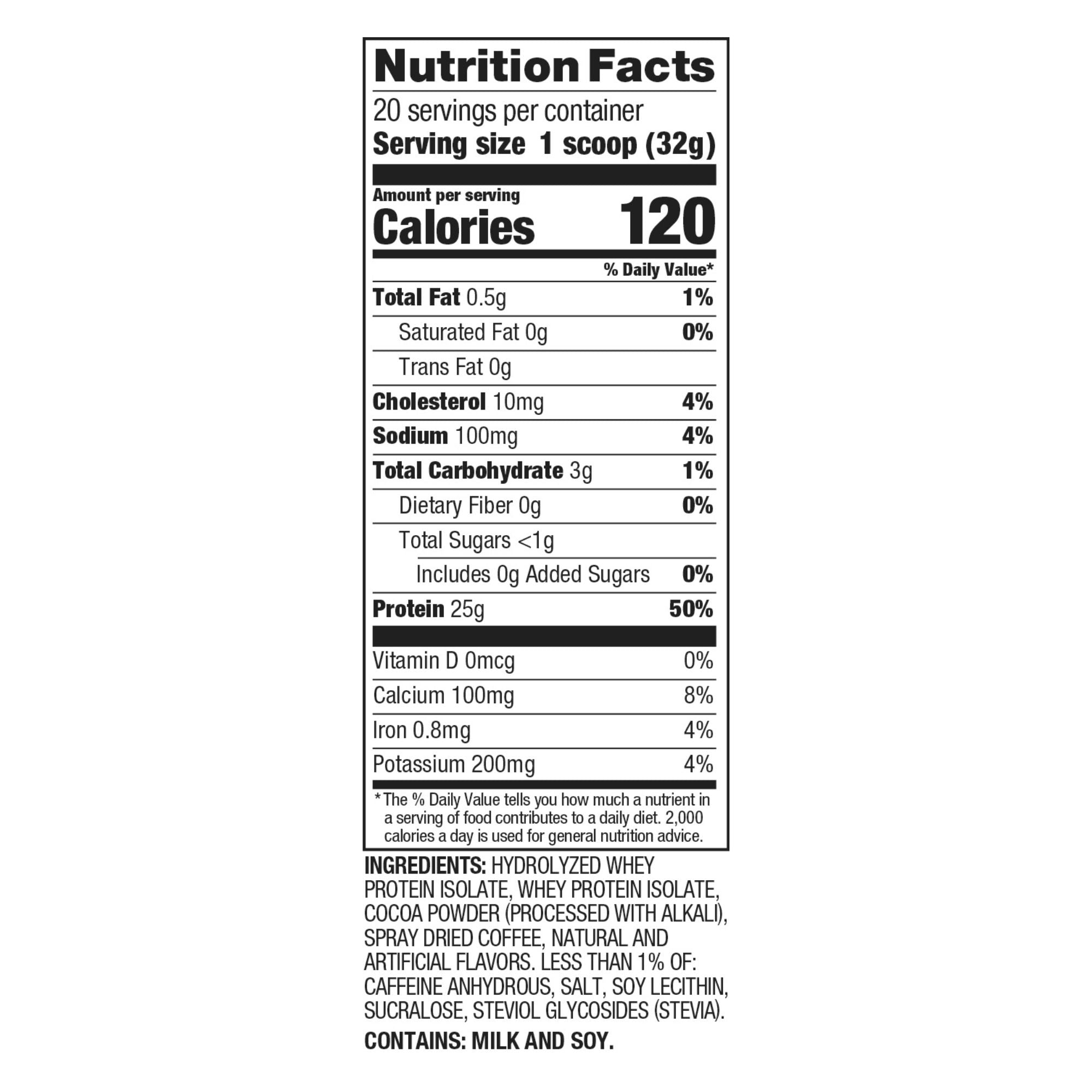 Aislado de proteína de suero ISO-100® Vainilla gourmet