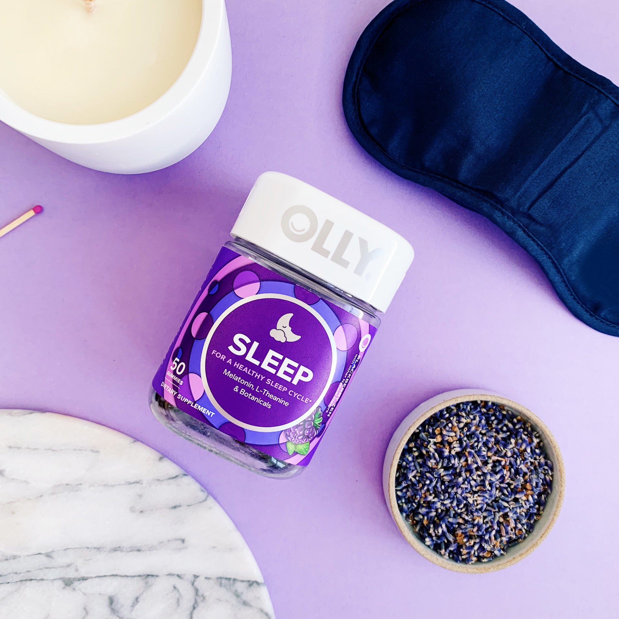 OLLY Sleep Blackberry Zen Gummies
