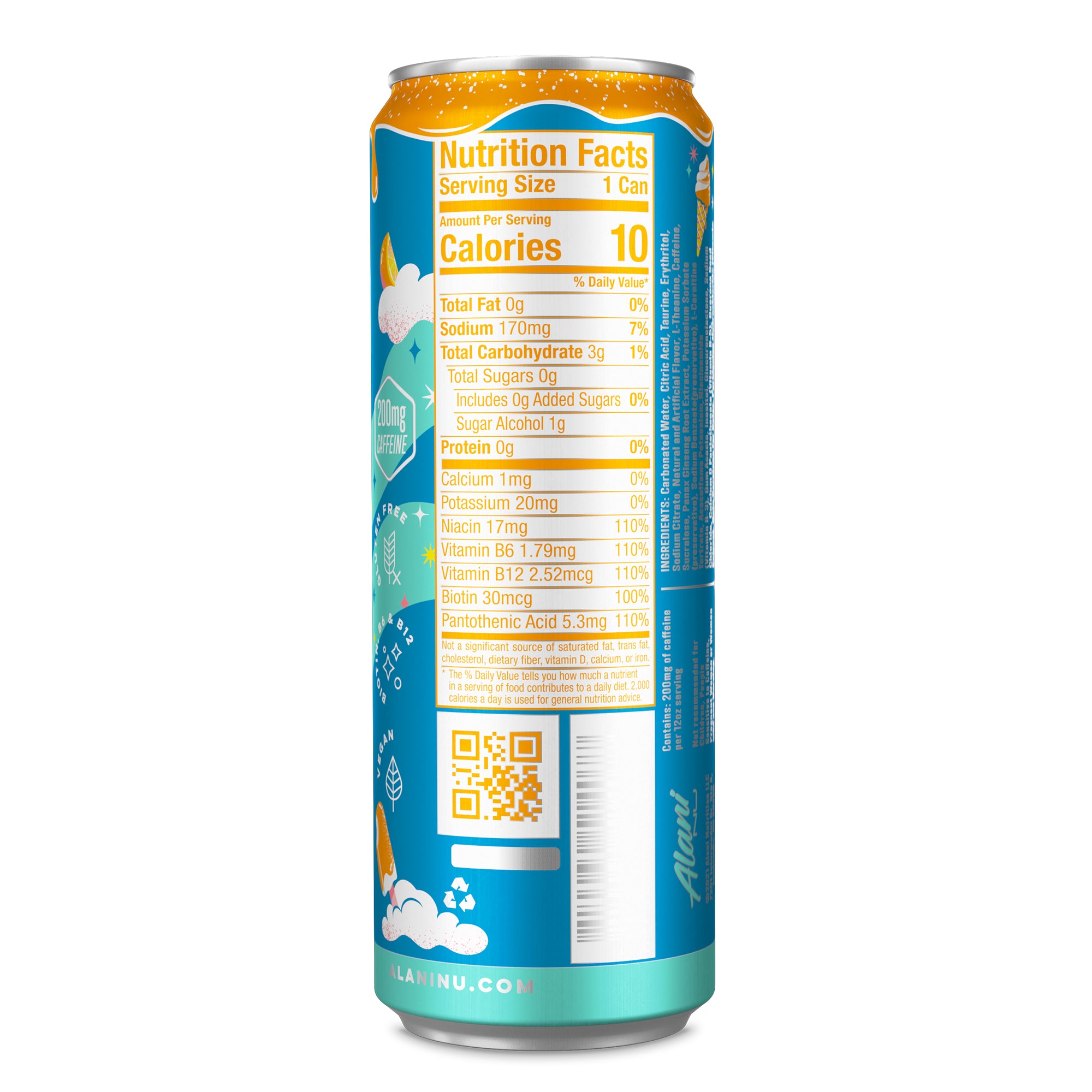 Hielo hawaiano Alani Nu 12 oz