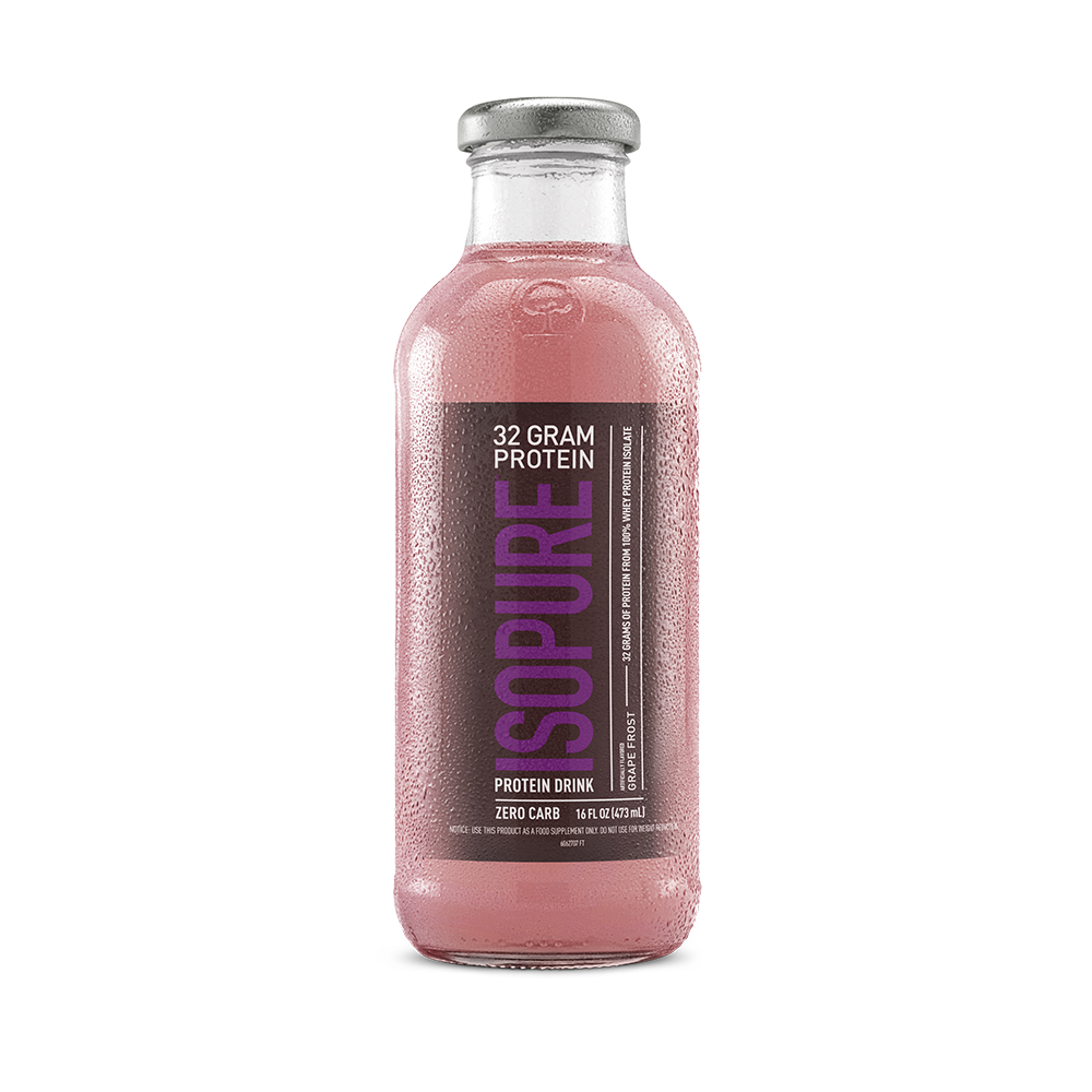 Isopure Zero Carb 32g, Grape Frost, 16oz