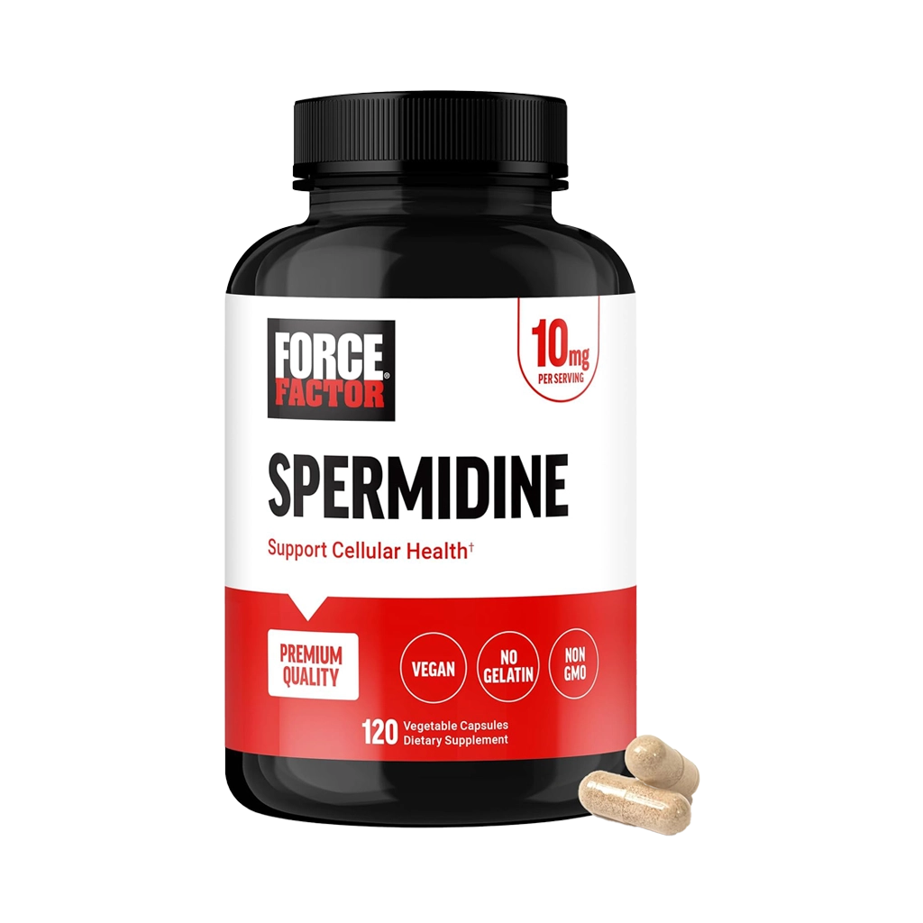 Spermidine Supplements for Women & Men, Antioxidants Supplement for Longevity & Cellular Health, Vegan, No Gelatin, Non-GMO, 120 Capsules