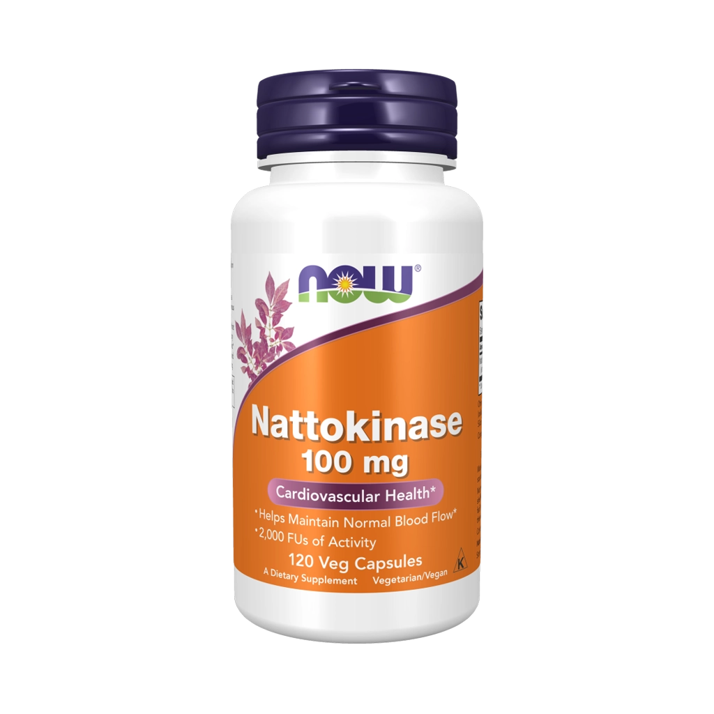 Nattokinase 100 mg with 2,000 FUs of Activity, 60 Veg Capsules