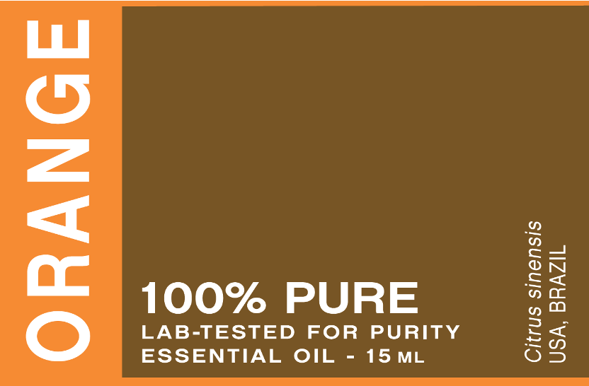 Aceite esencial de naranja, 15 mL