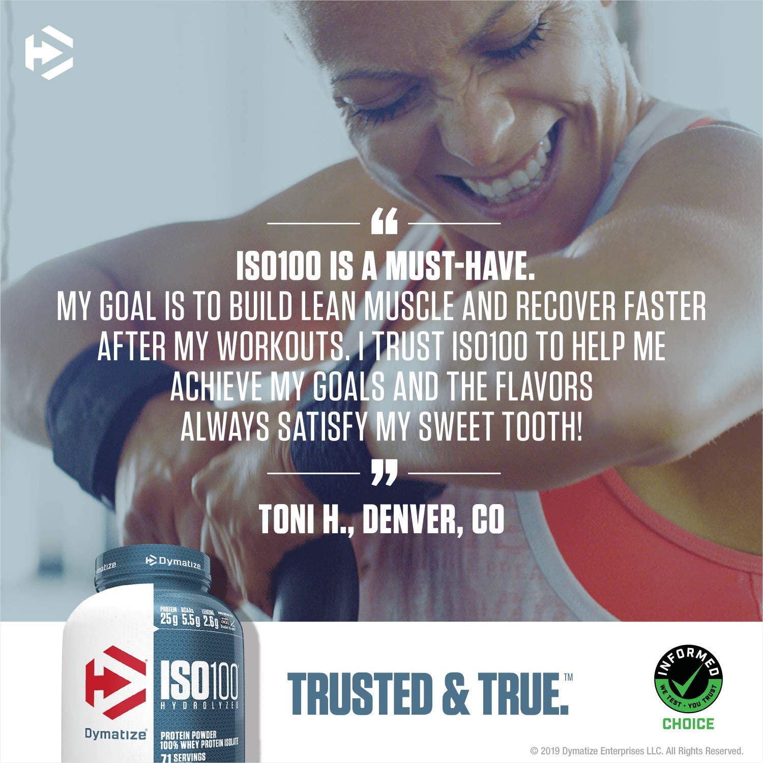 ISO-100® Whey Protein Isolate Gourmet Chocolate