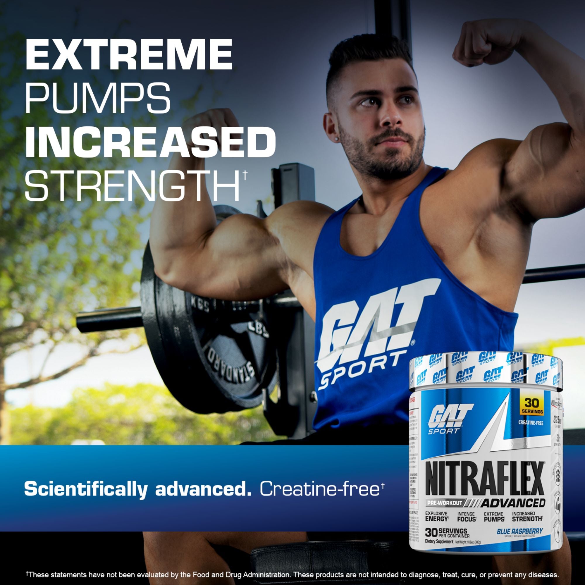 Nitraflex Pre Workout Blue Raspberry