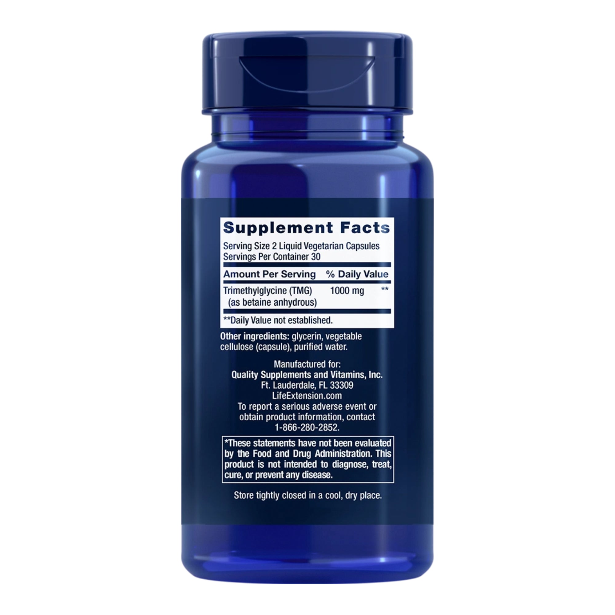 TMG 500 mg 60 unidades