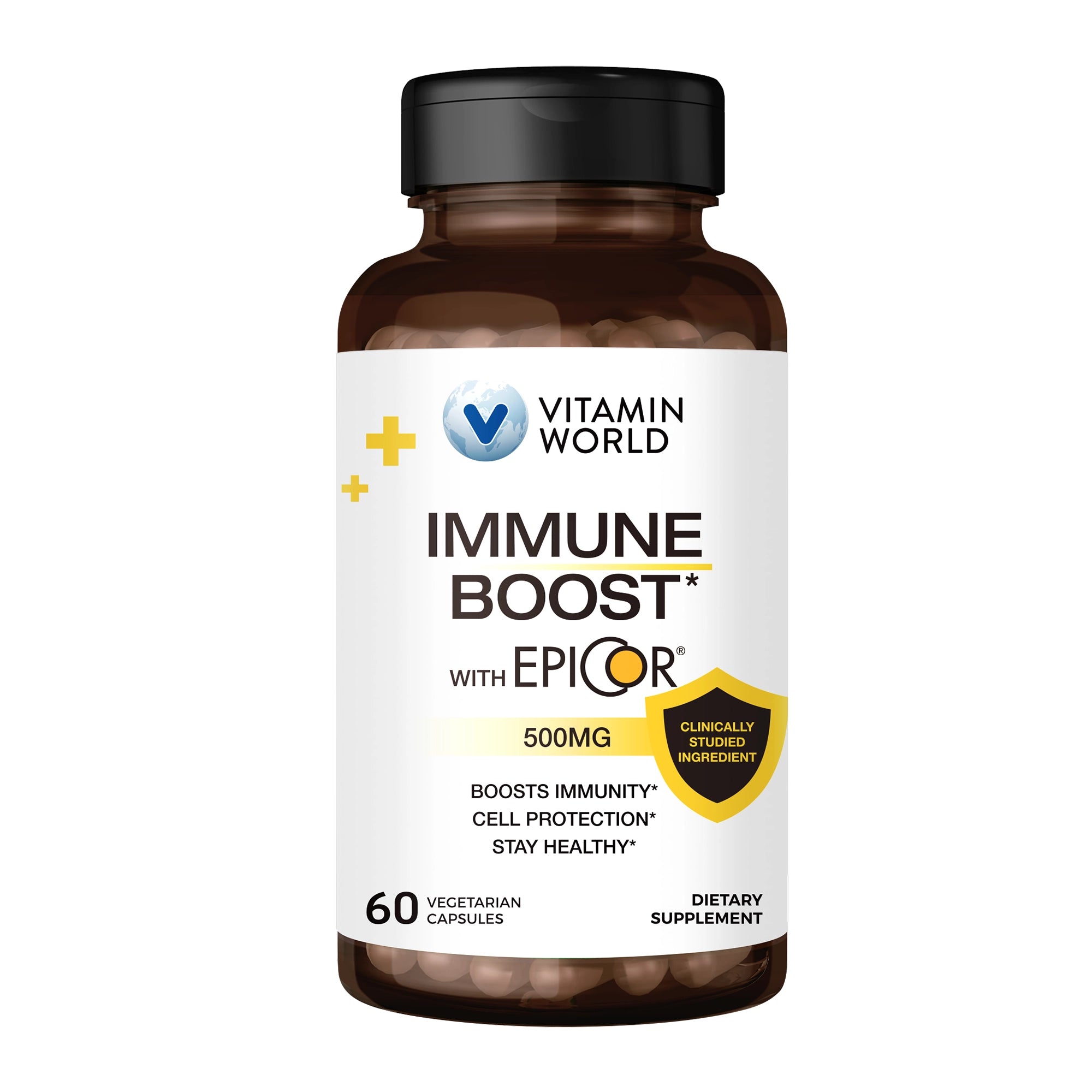 Immune Boost with EpiCor 500mg - 60 Capsules - Boosts Immunity, Cell Protection, Stay Healthy