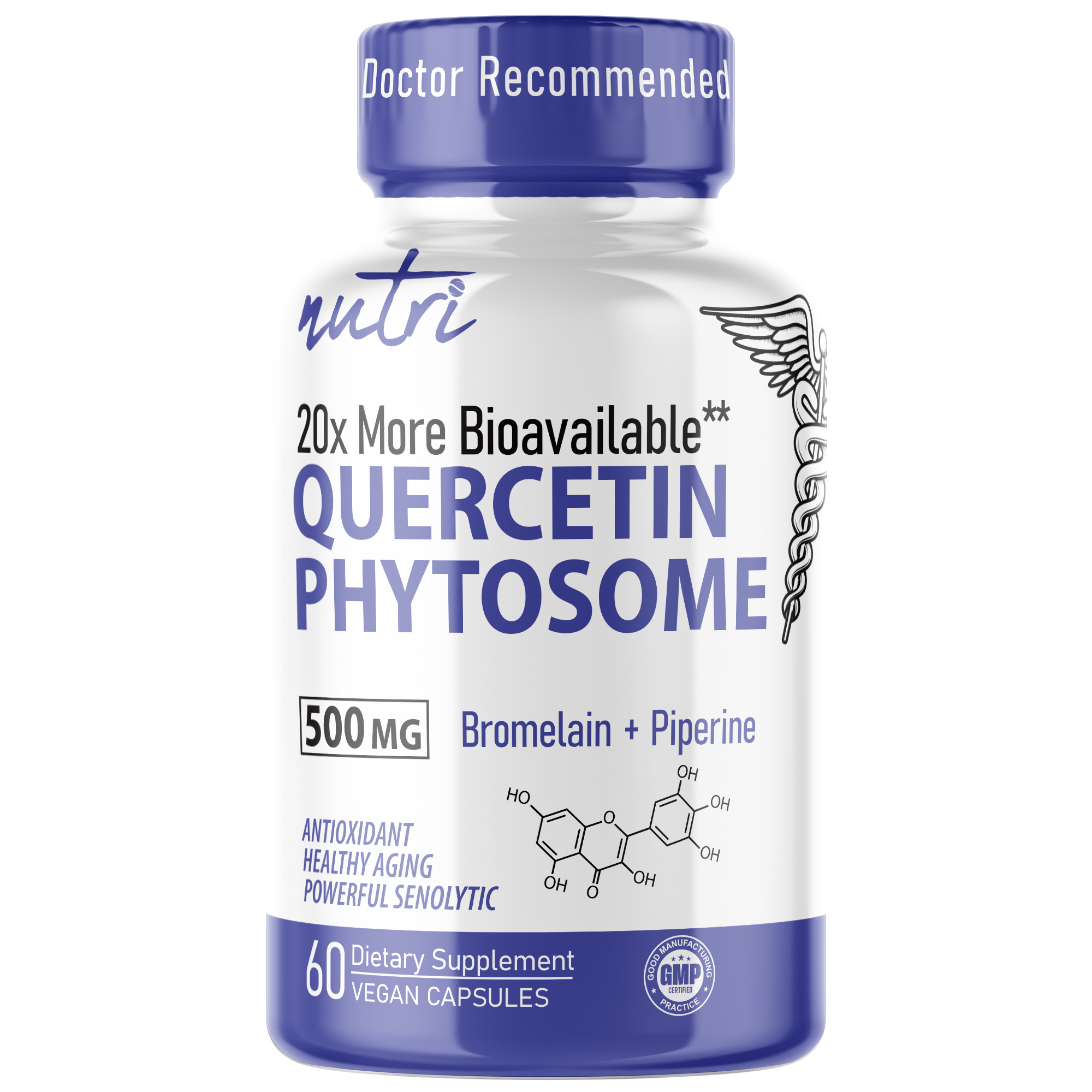 Quercetin Phytosome with Bromelain + Piperine 500mg