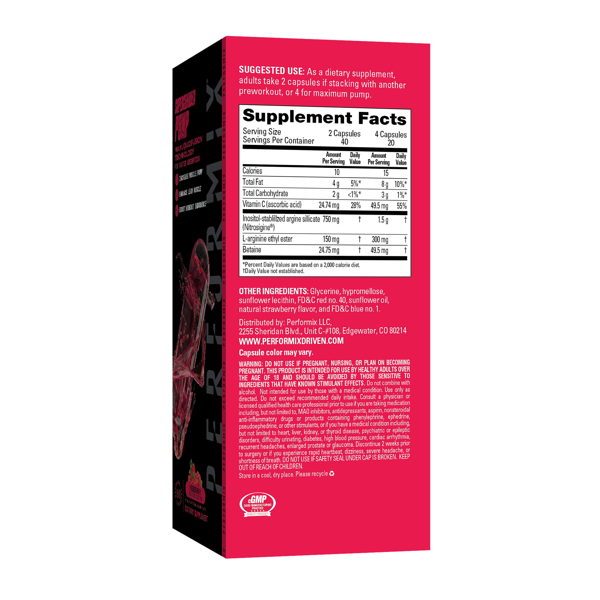 Performix Supercharged Pump 80ct