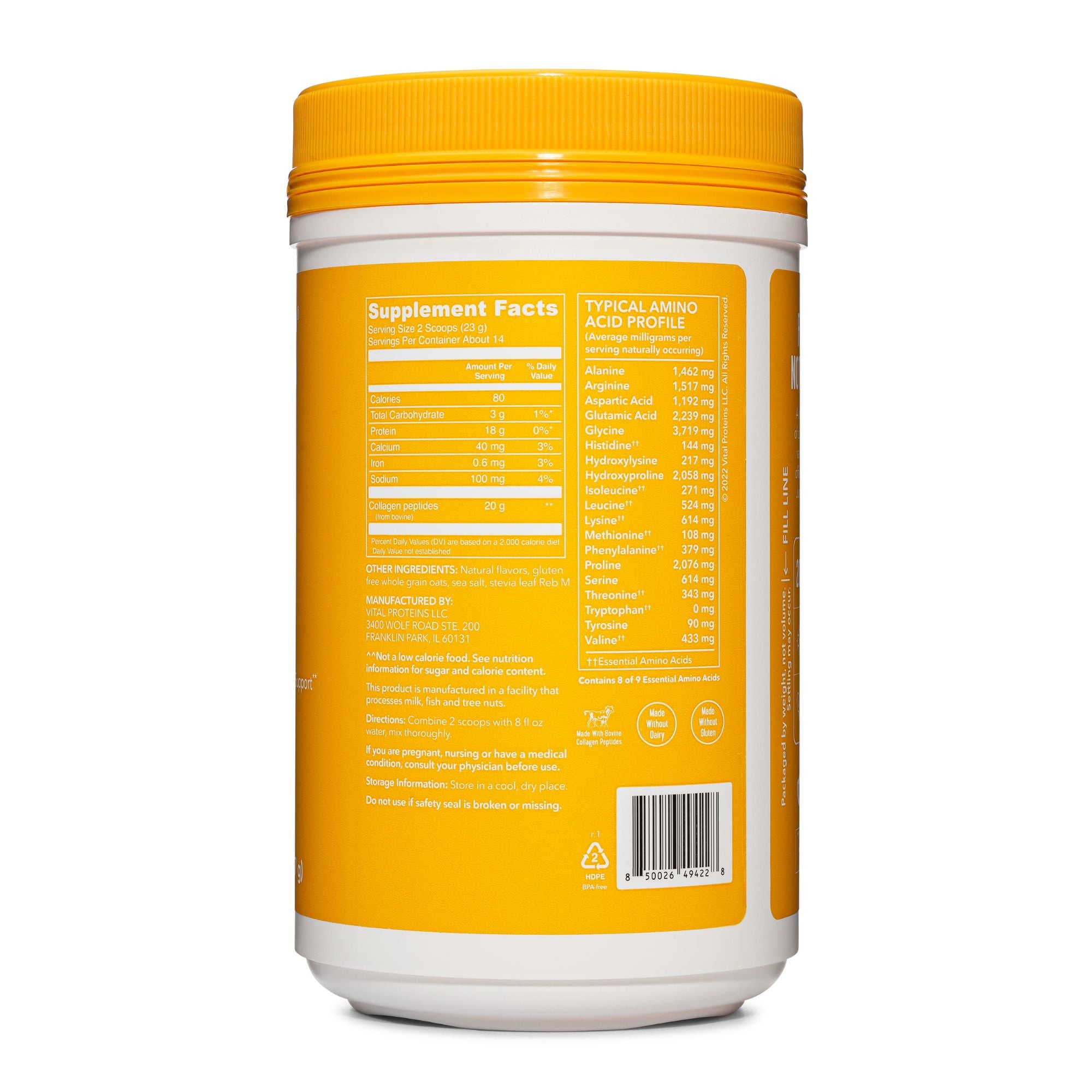 Péptidos de colágeno de vainilla de Vital Proteins