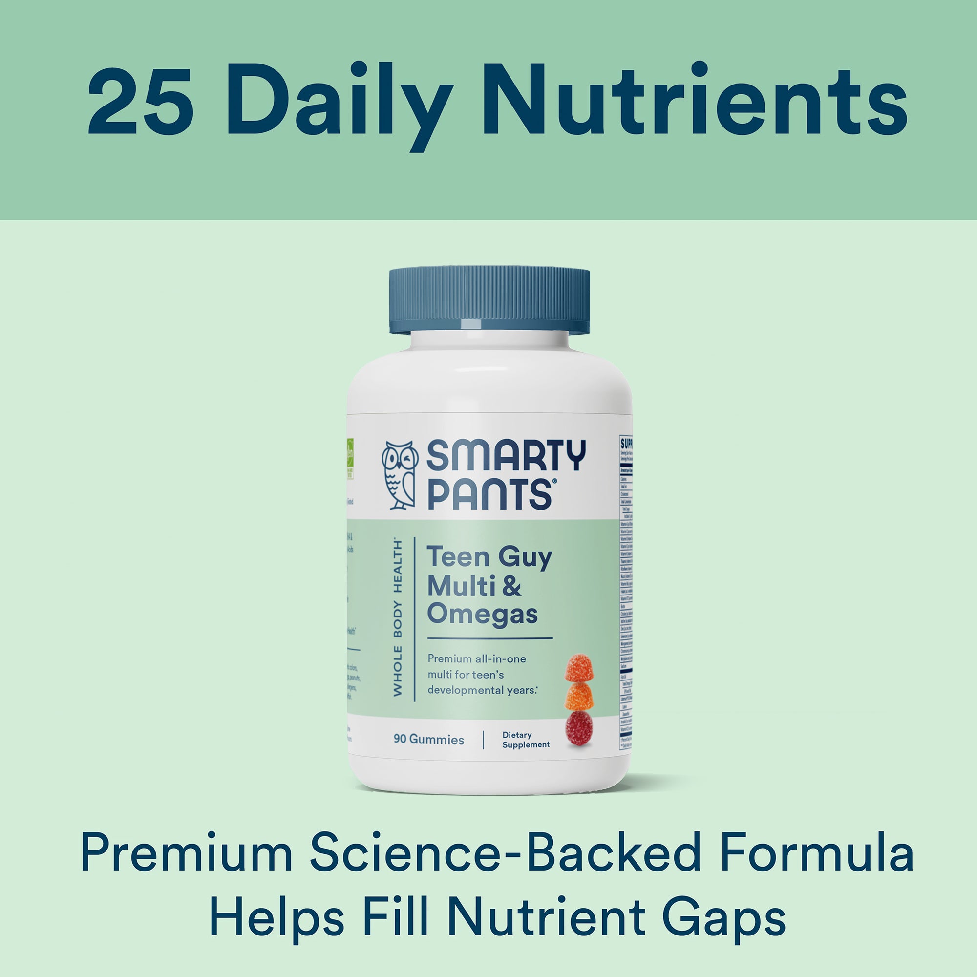 Teen Guy Formula Gummy Multivitamin 90ct - 25 Daily Nutrients