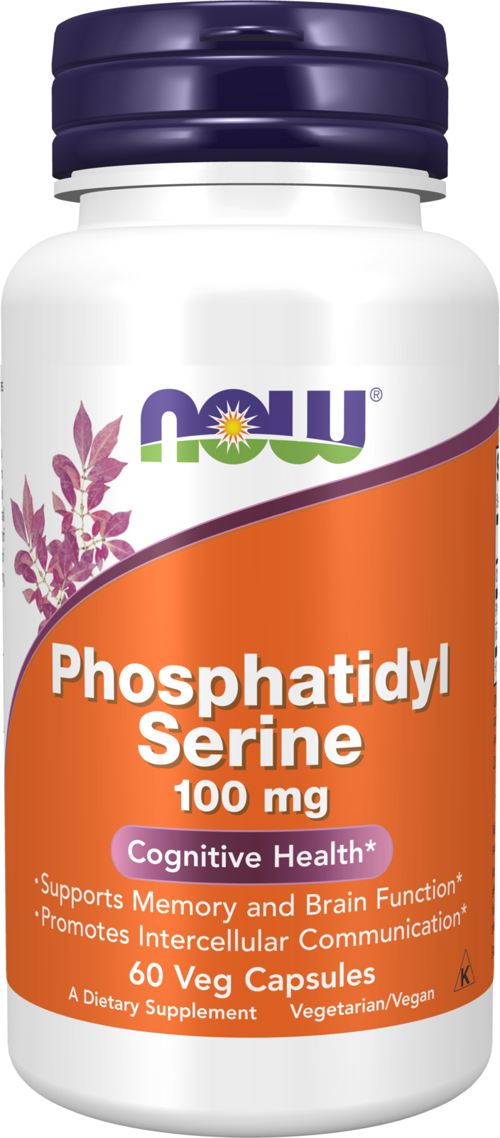 Now Phosphatidyl Serine 100Mg 60 Vcaps
