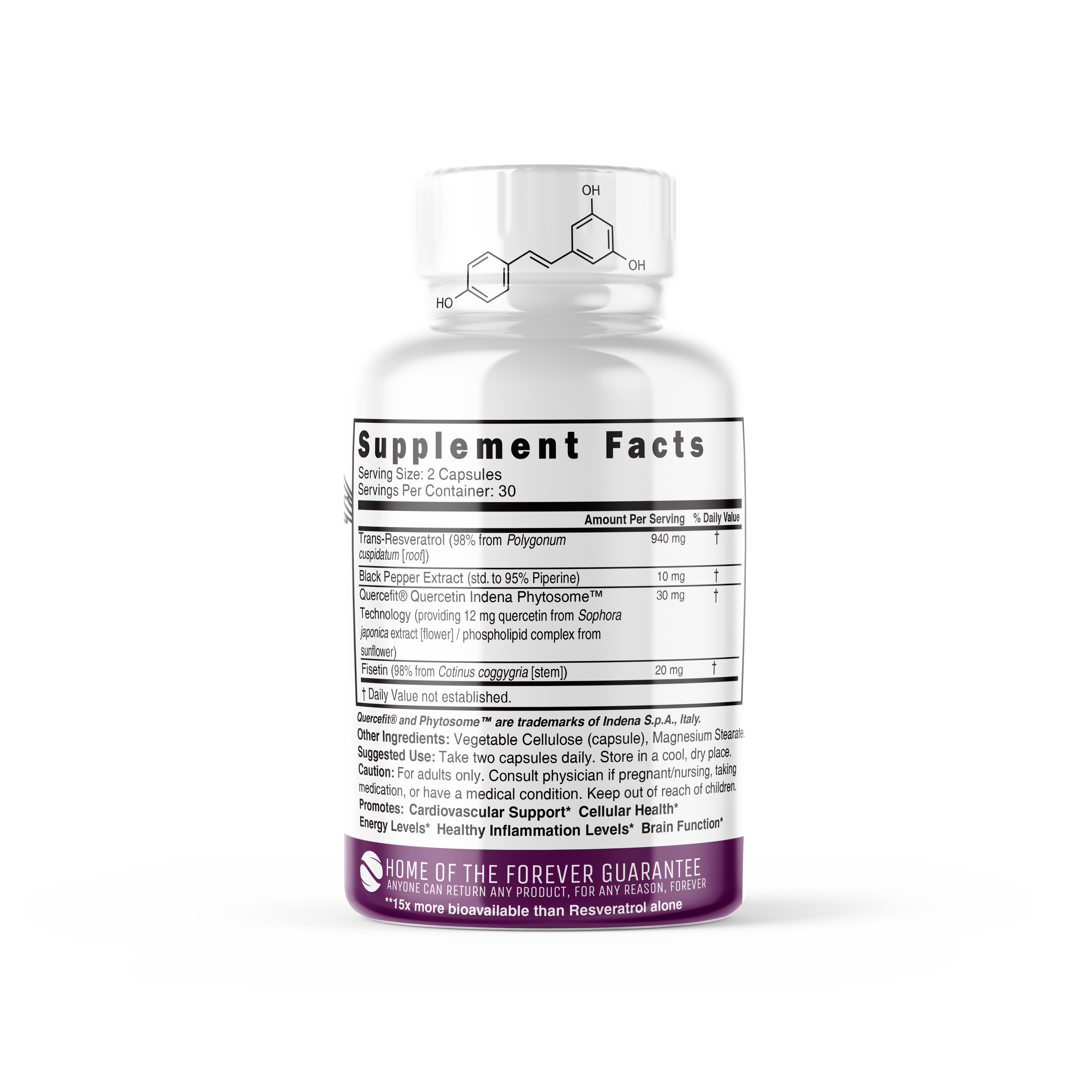 Resverperine Longevity Support, 1000mg, 60 Capsules, by Vitamin World