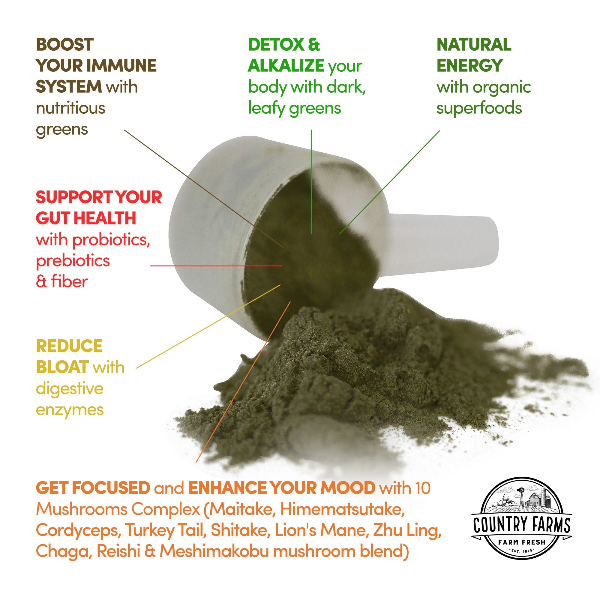 Country Farms Super Greens - Unflavored