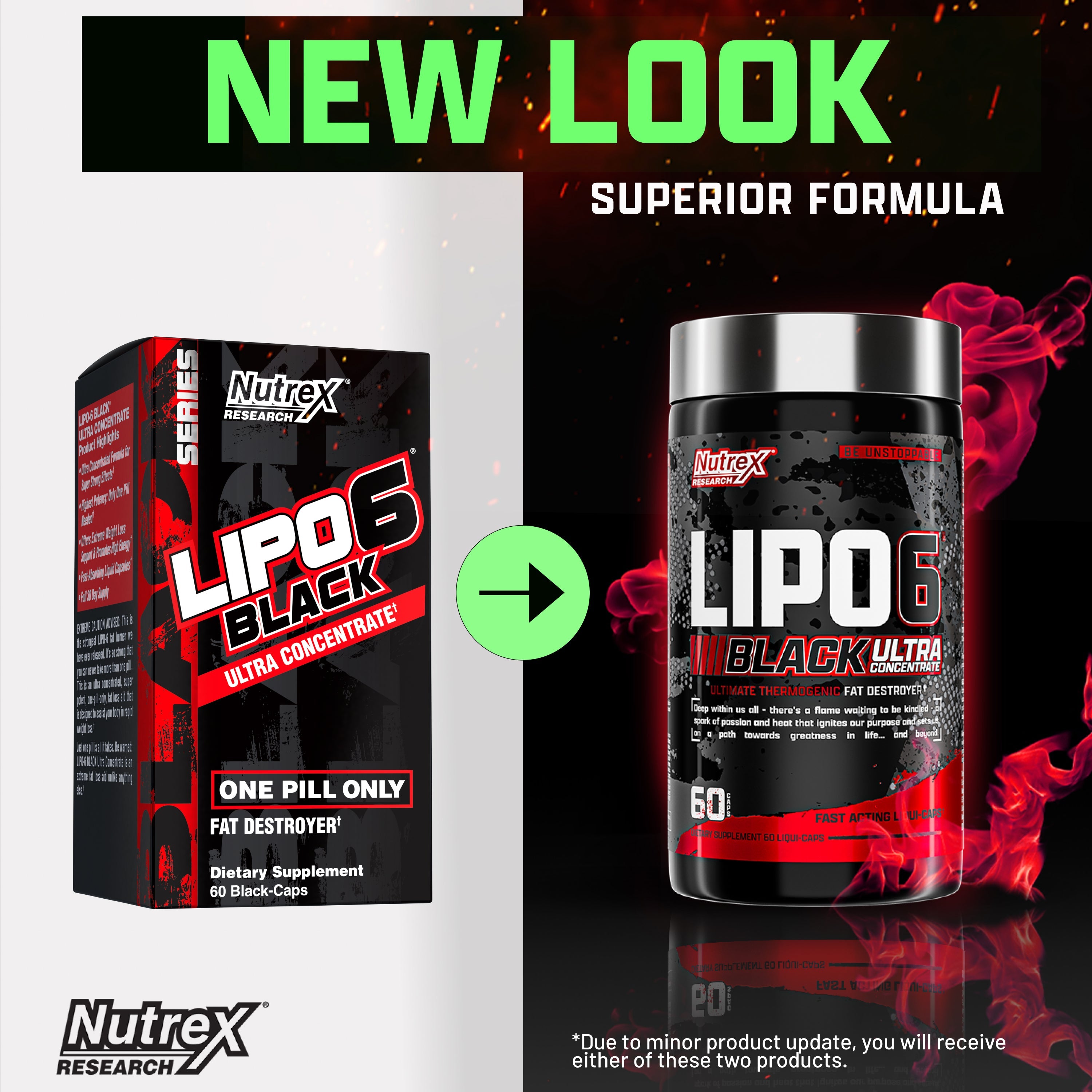 Nutrex LIPO 6 Black Ultra Concentrado 60 cápsulas