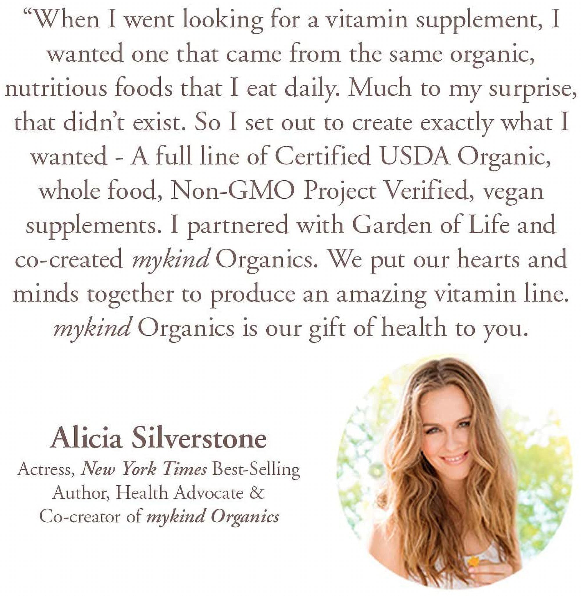 Multivitamínico orgánico para hombres mayores de 40 años de MyKind