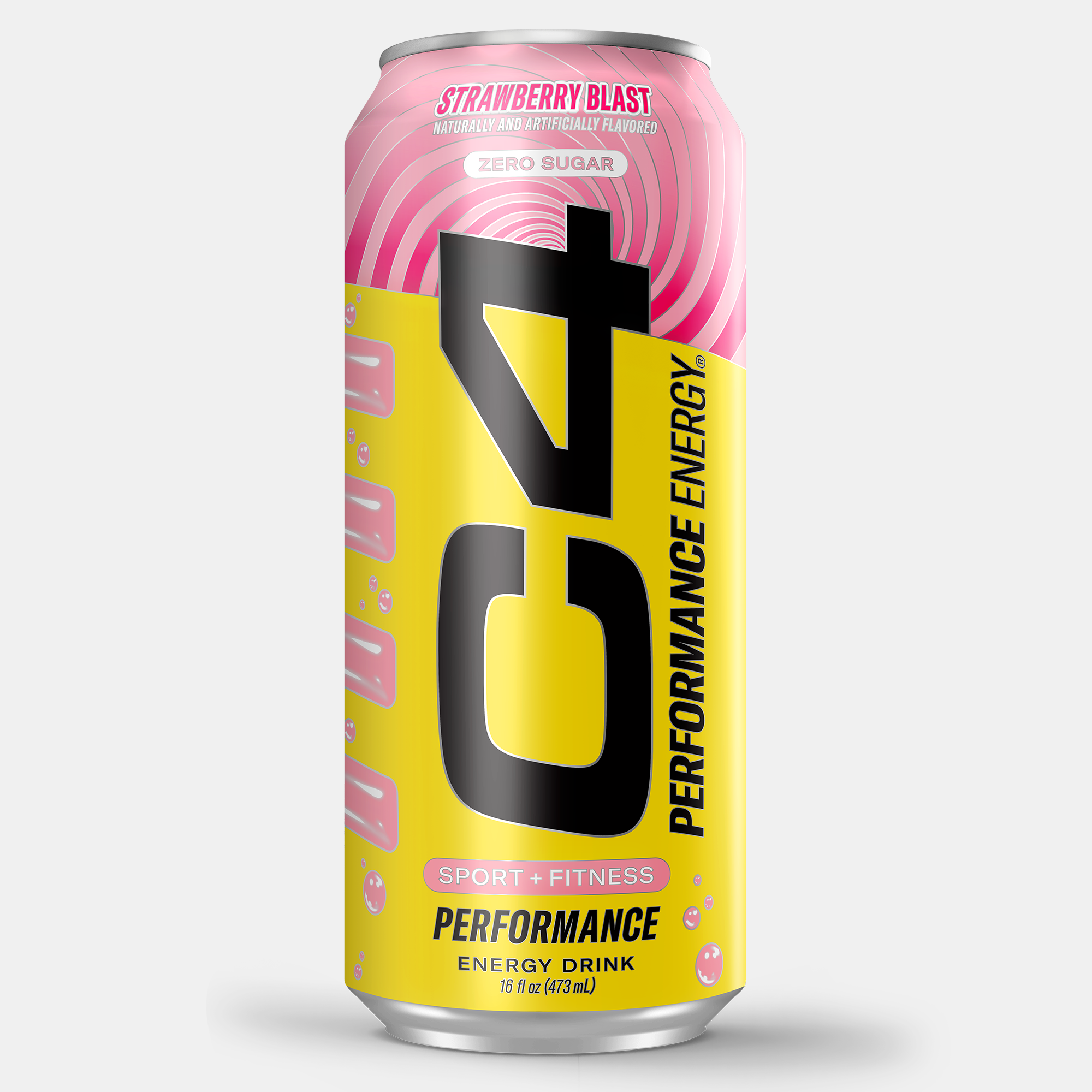 C4 Energy Carbonated Strawberry Blast 16oz