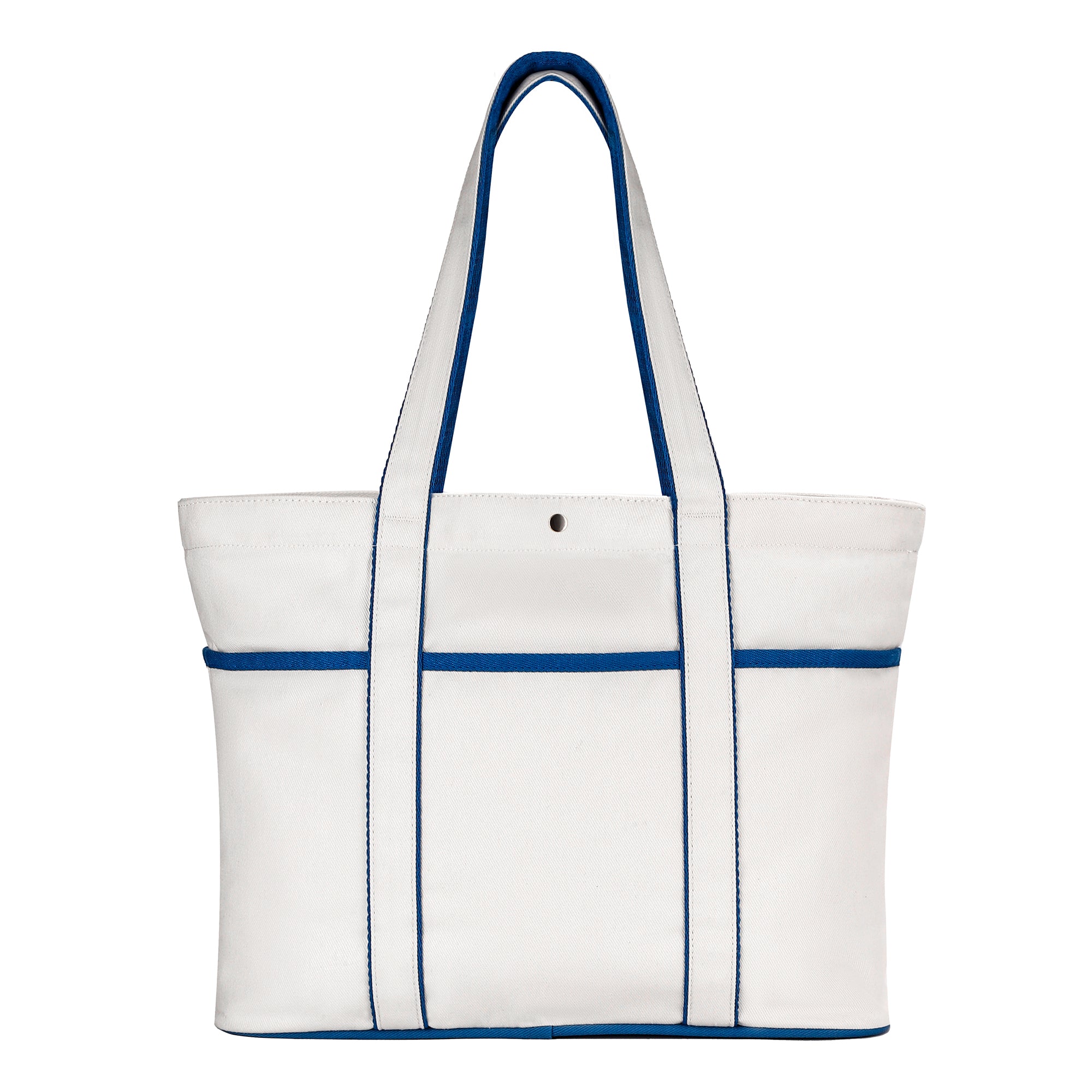 Beige Canvas Tote Bag