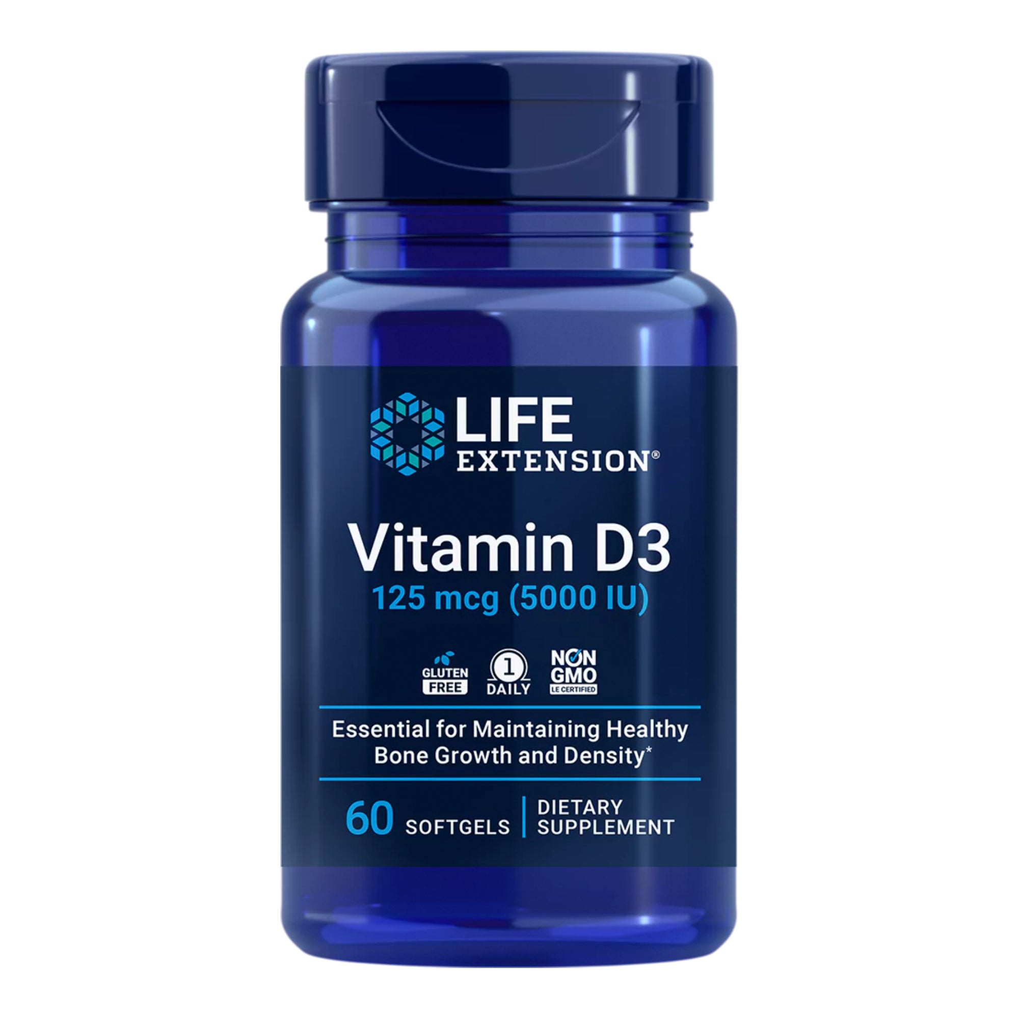 Vitamina D3 125 mcg (5000 UI) 60 unidades
