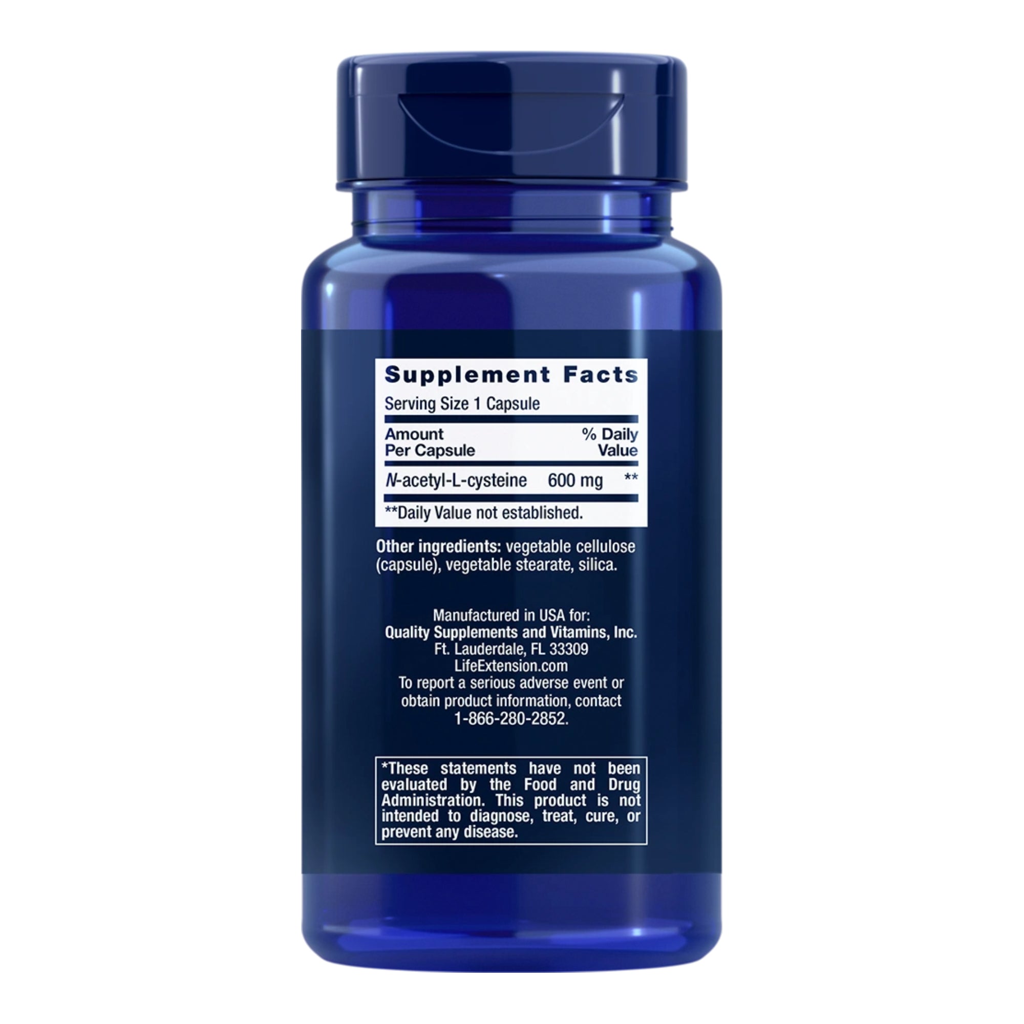 N-acetil-L-cisteína 600 mg 60 unidades