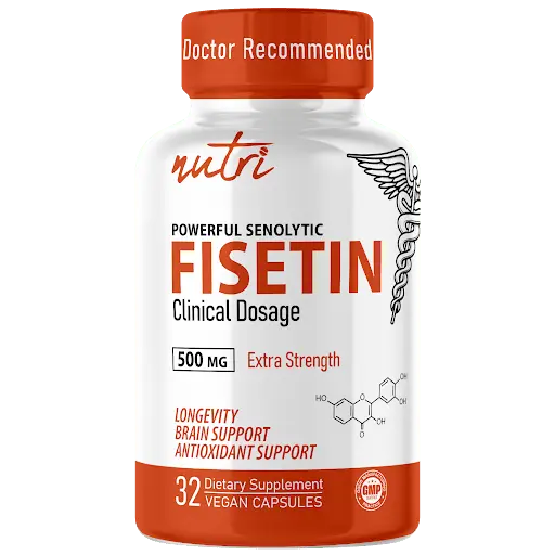 Fisetin 500 mg Extra Strength 32ct Capsules