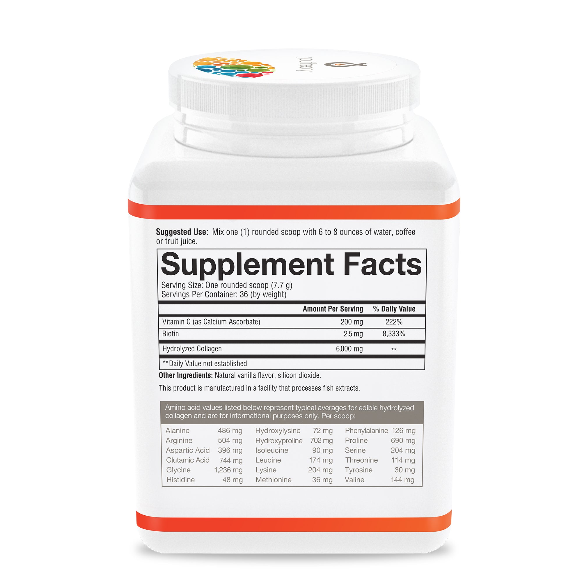 Colágeno en polvo de vainilla