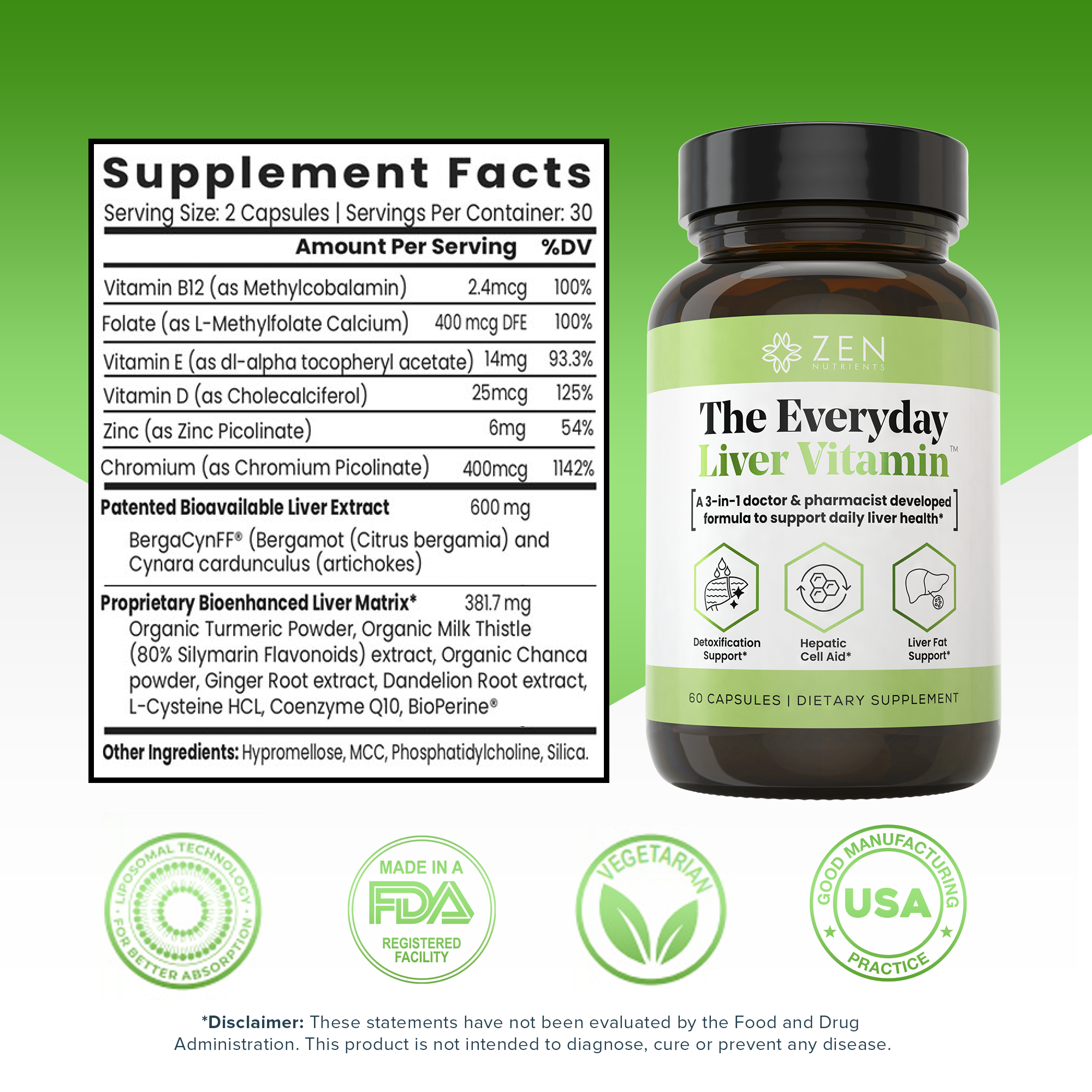 Zen The Everyday Liver Vitamin™ 60caps