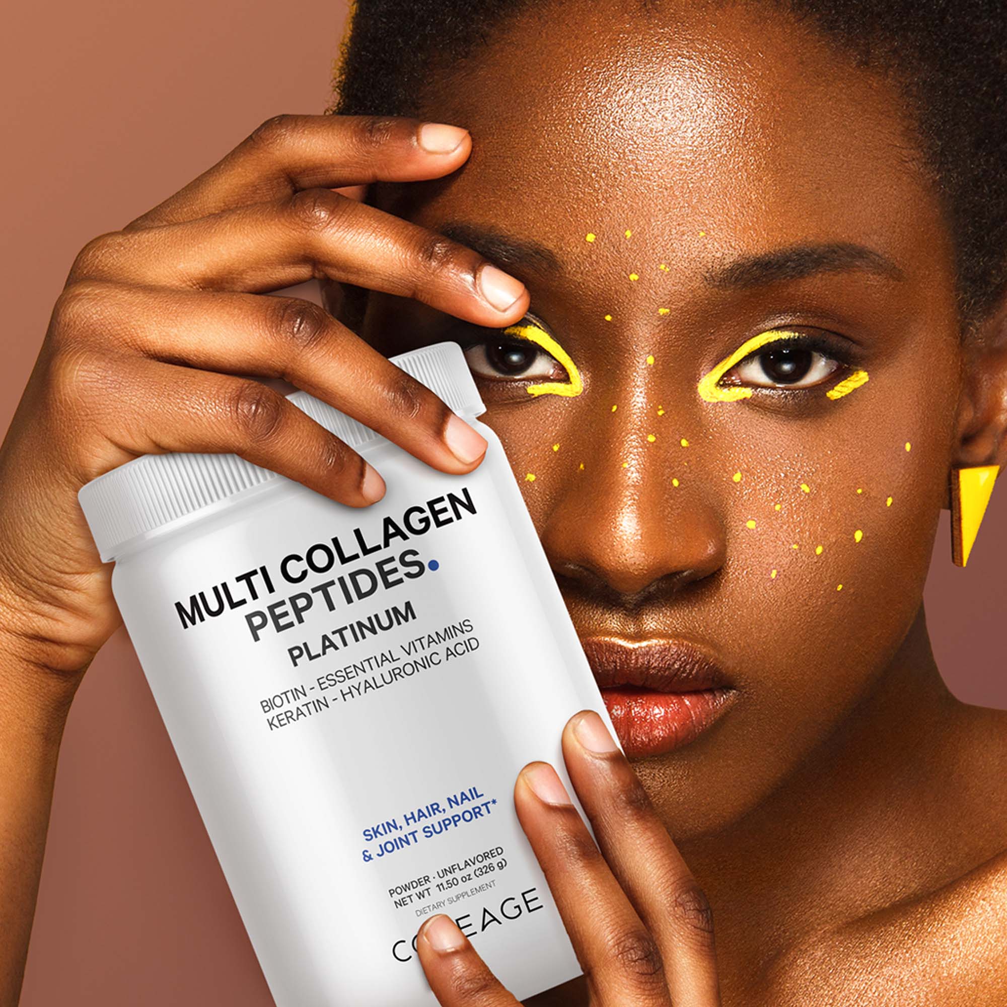 Polvo de péptidos multicolágeno de platino 