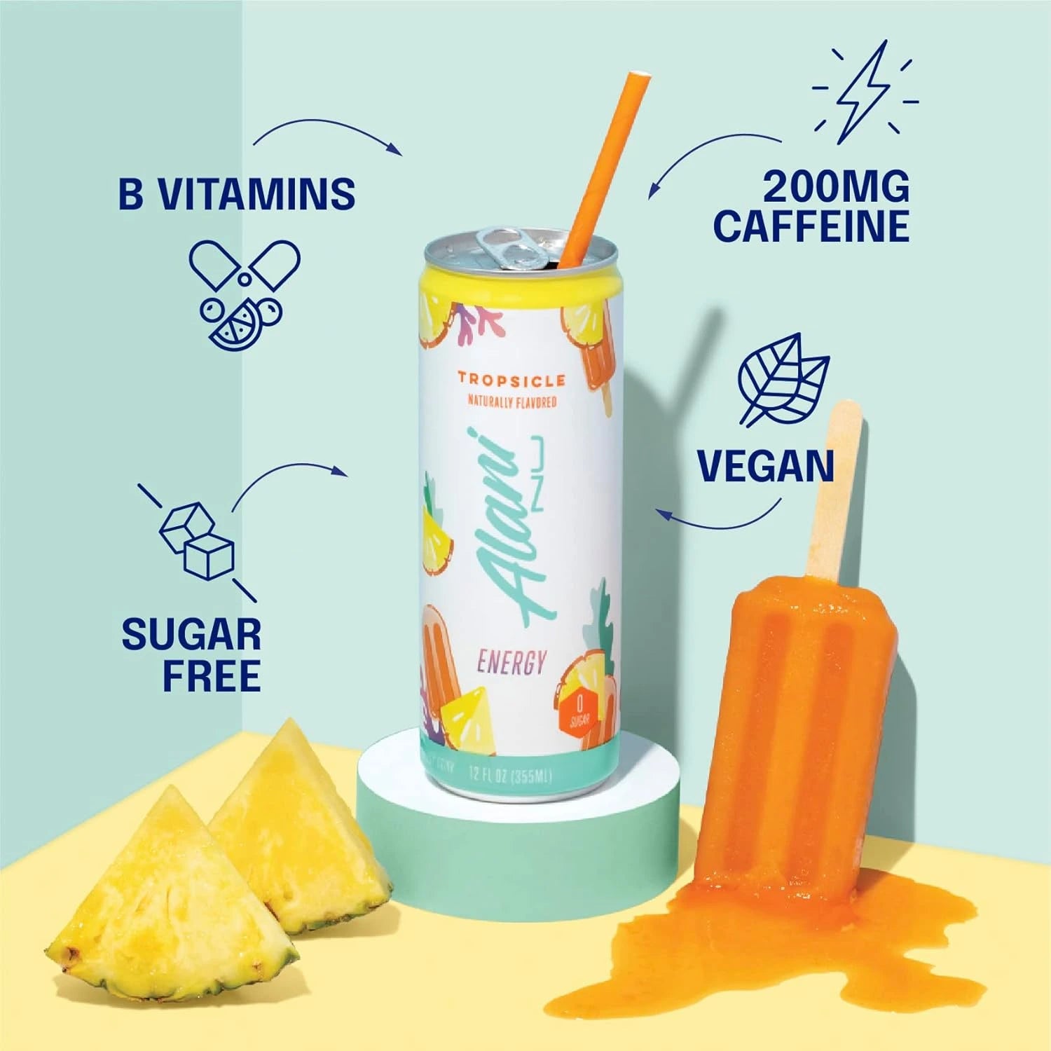 Bebida energética Alani Nu Tropiscle 12 oz