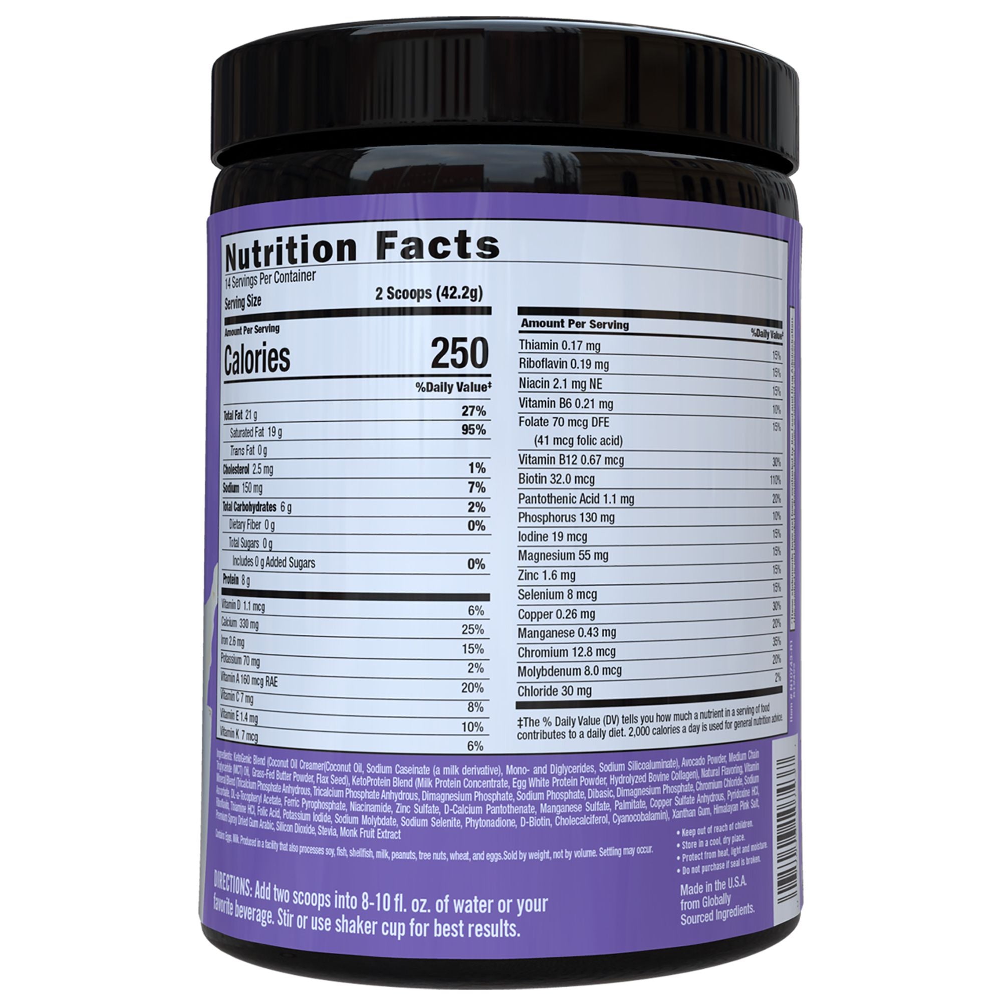 Ketogenic Meal Shake Vanilla Cream