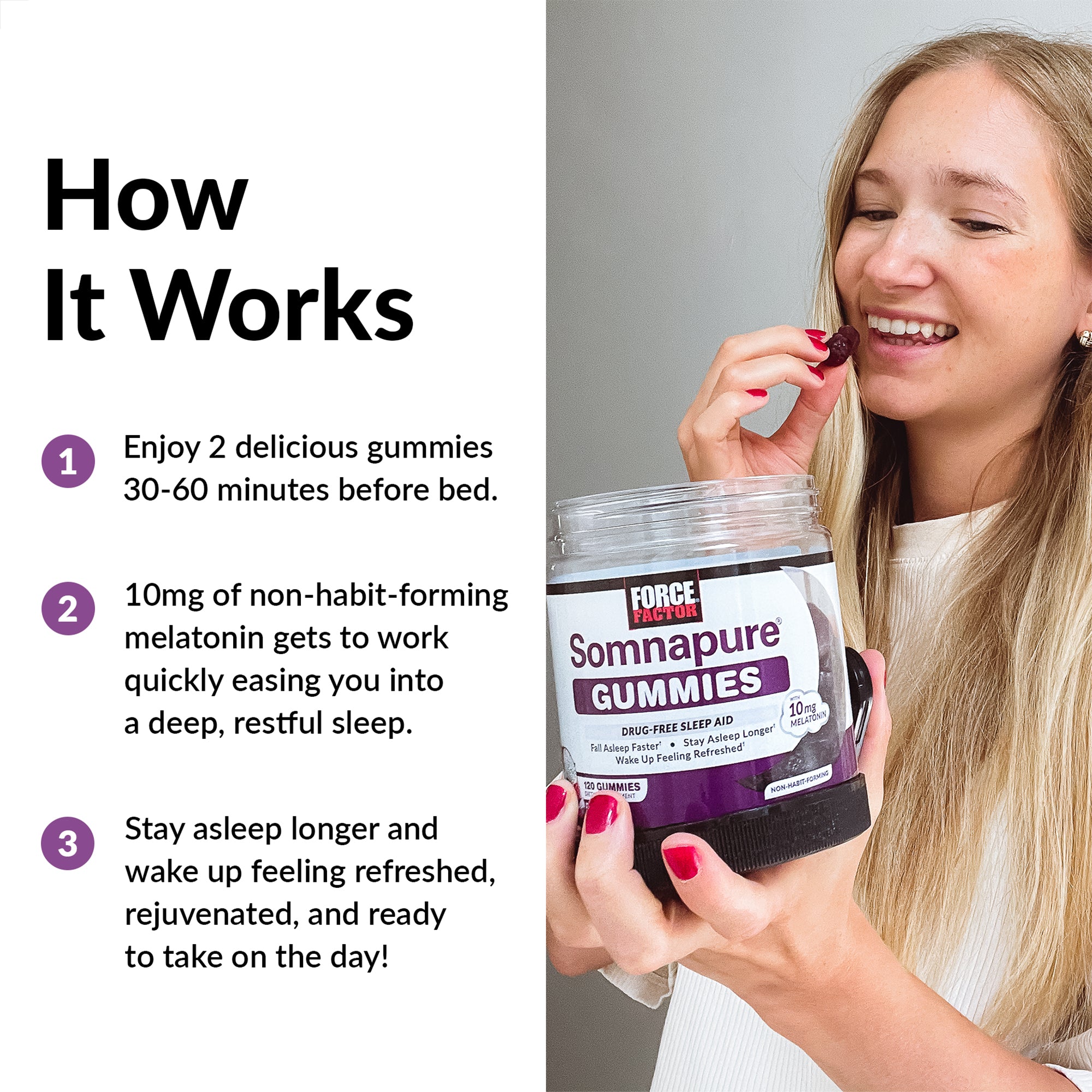 Somnapure Sleep Gummies Dreamberry