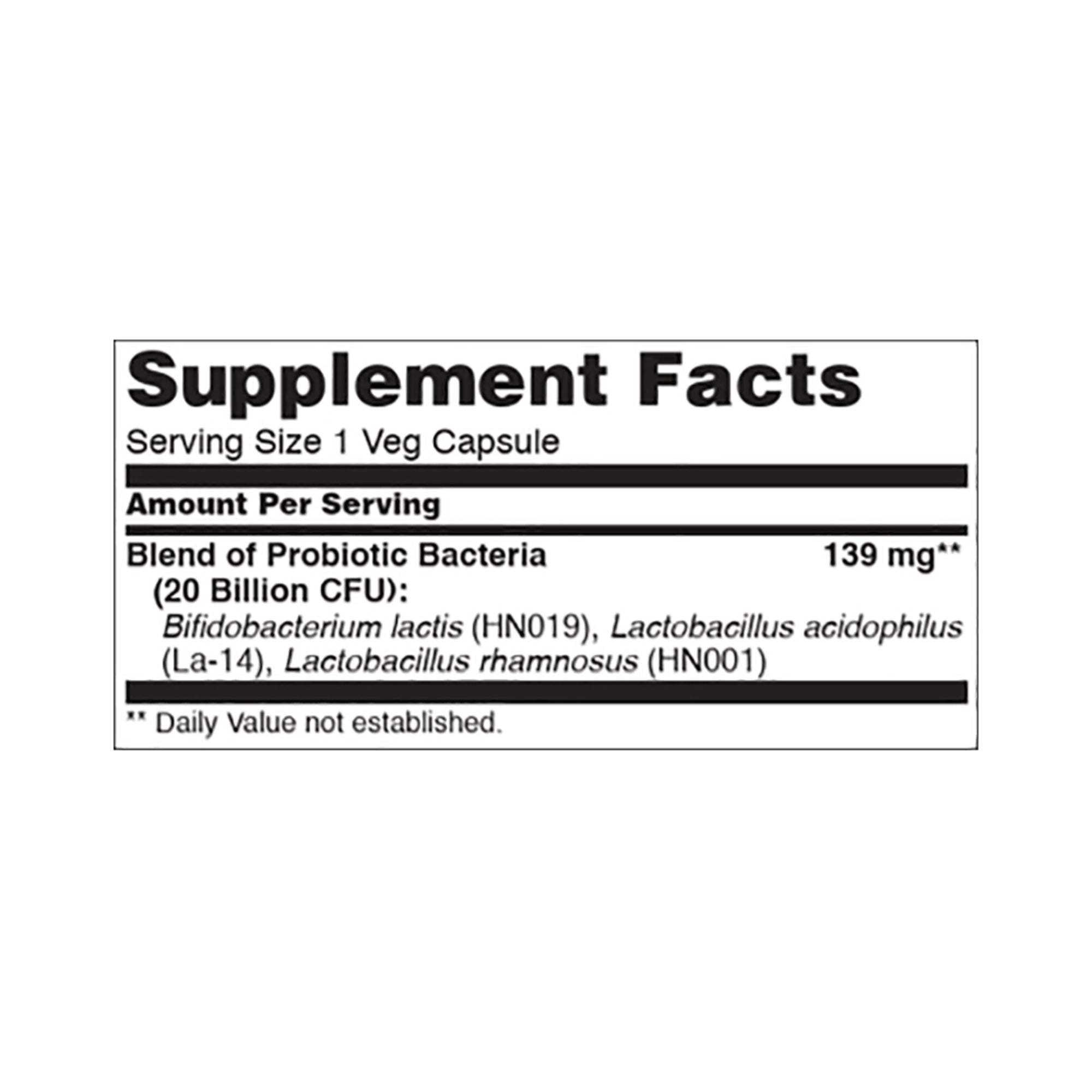 Now Women'S Probiotic 20 Bln 50 Vcaps