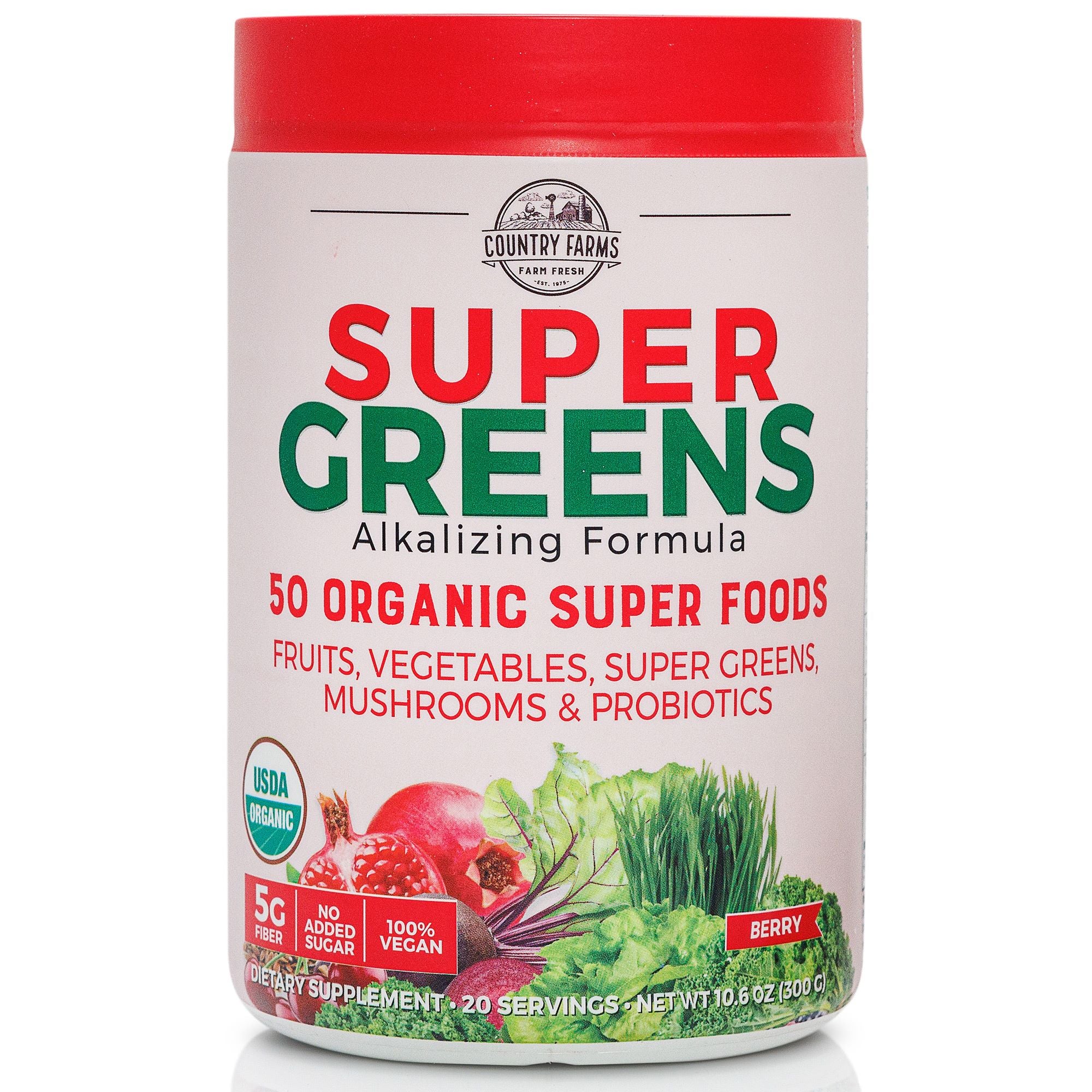 Country Farms Super Greens - Berry