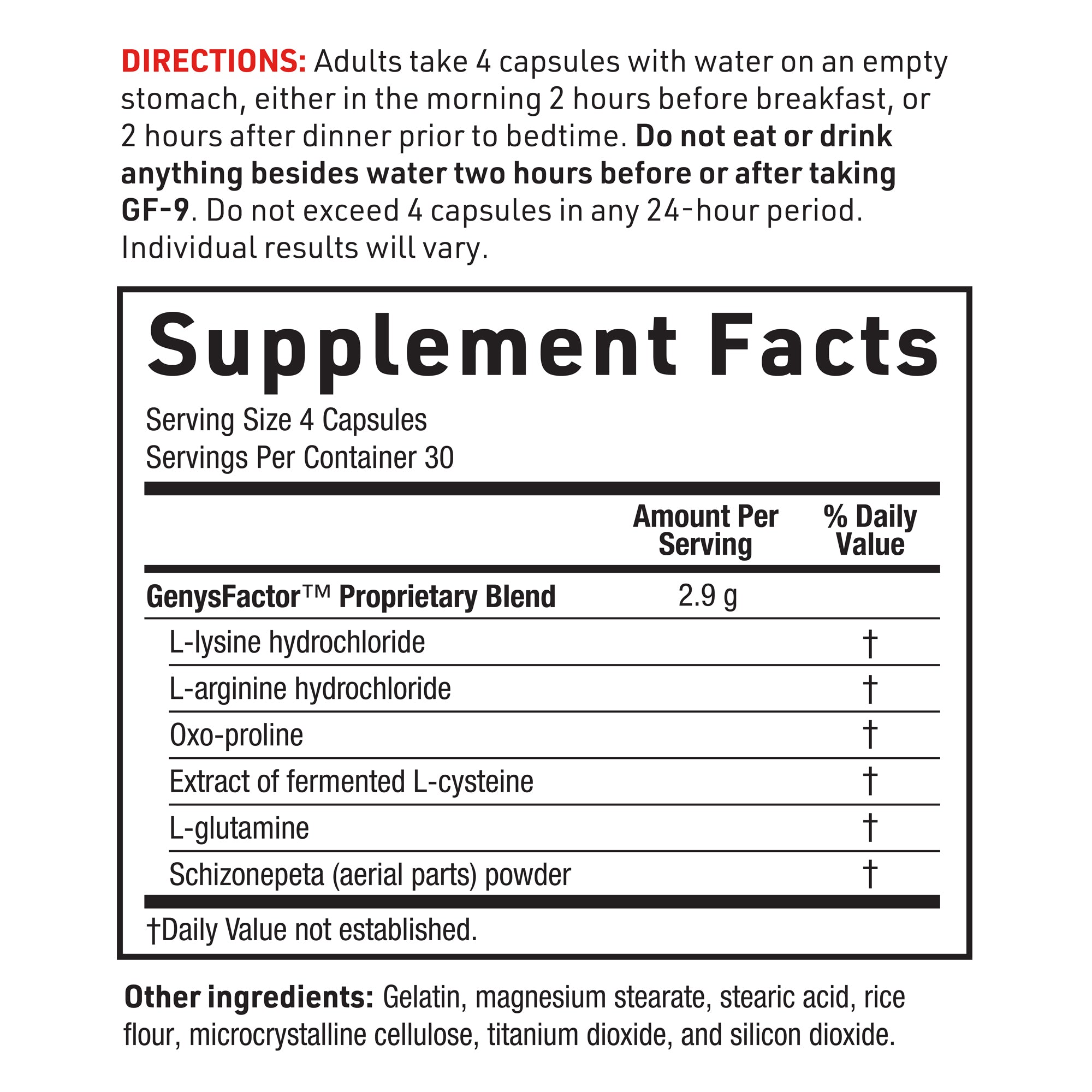 GF-9™ Natural Human Growth Hormone Boost*