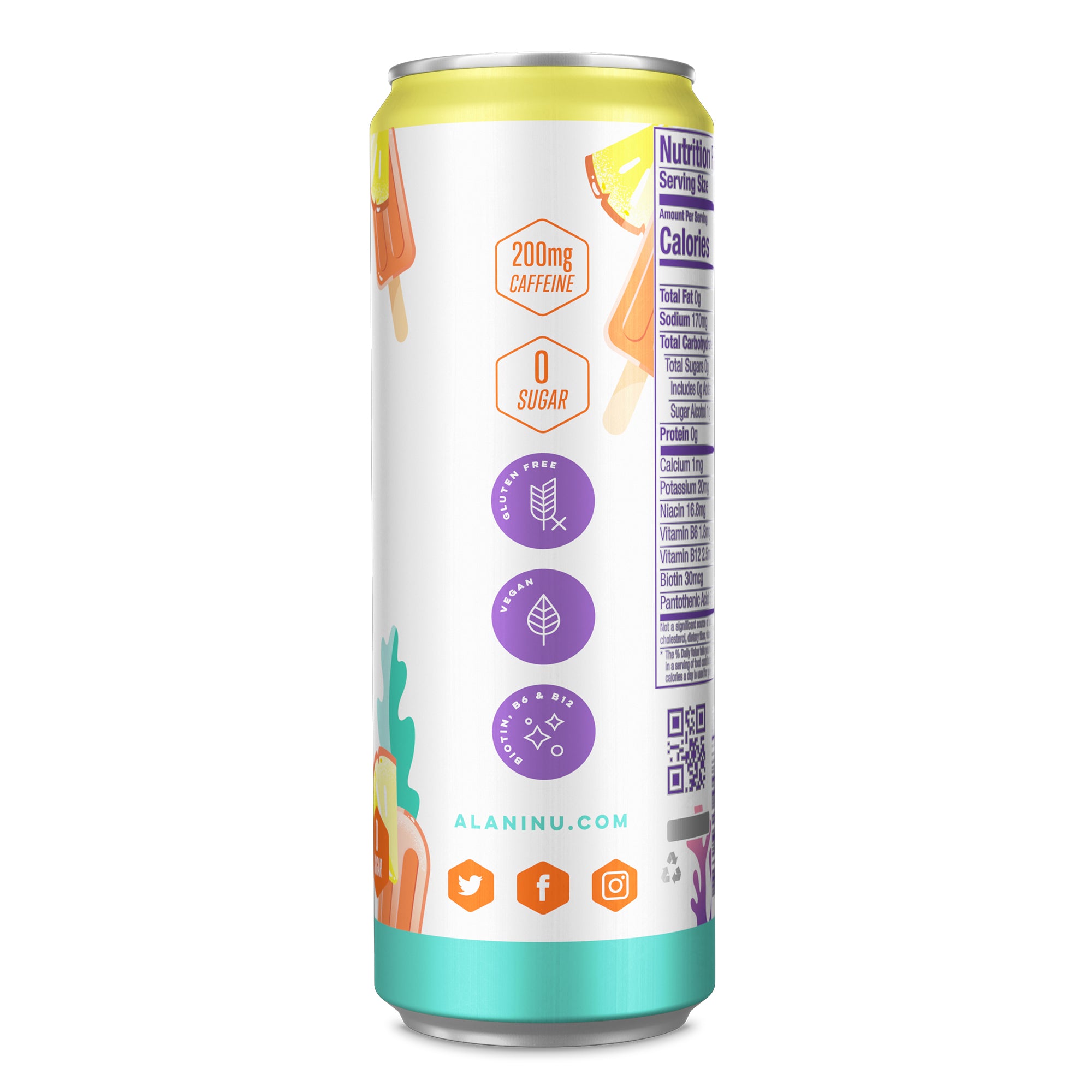 Hielo hawaiano Alani Nu 12 oz