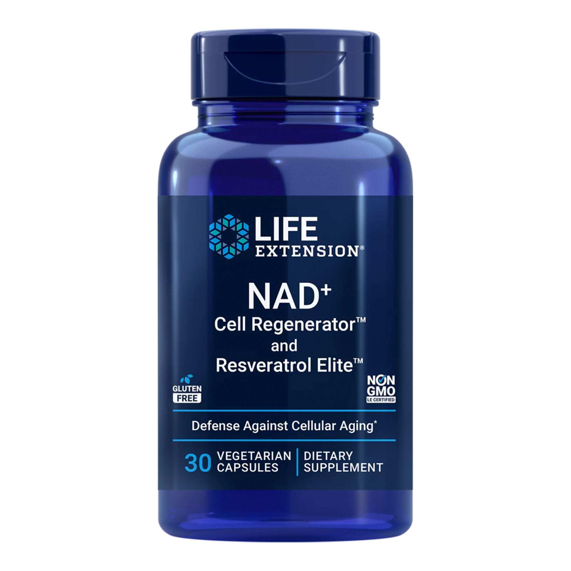 Regenerador celular NAD+™ y Resveratrol Elite™ 30 unidades