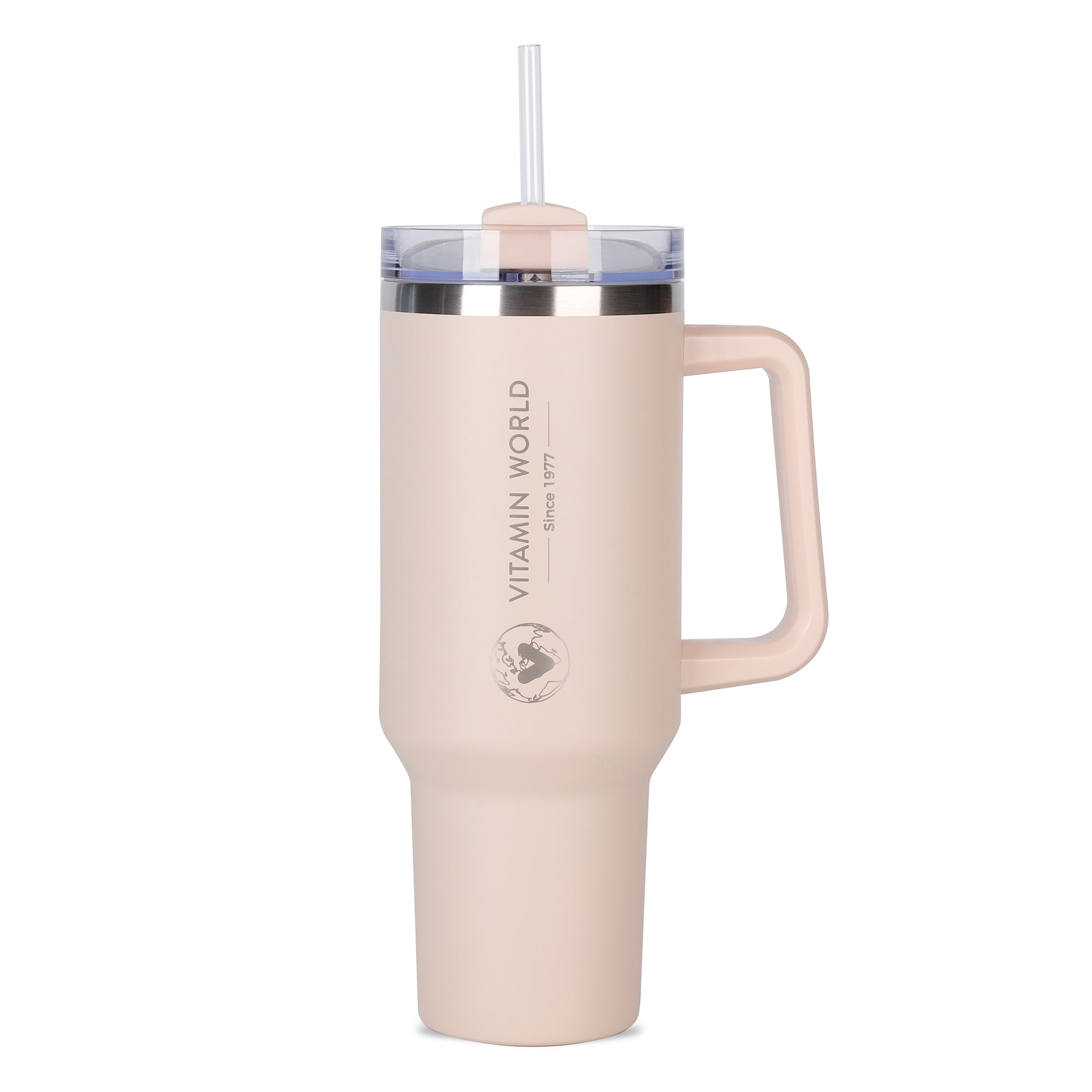 Tumbler With Straw Pink 40oz
