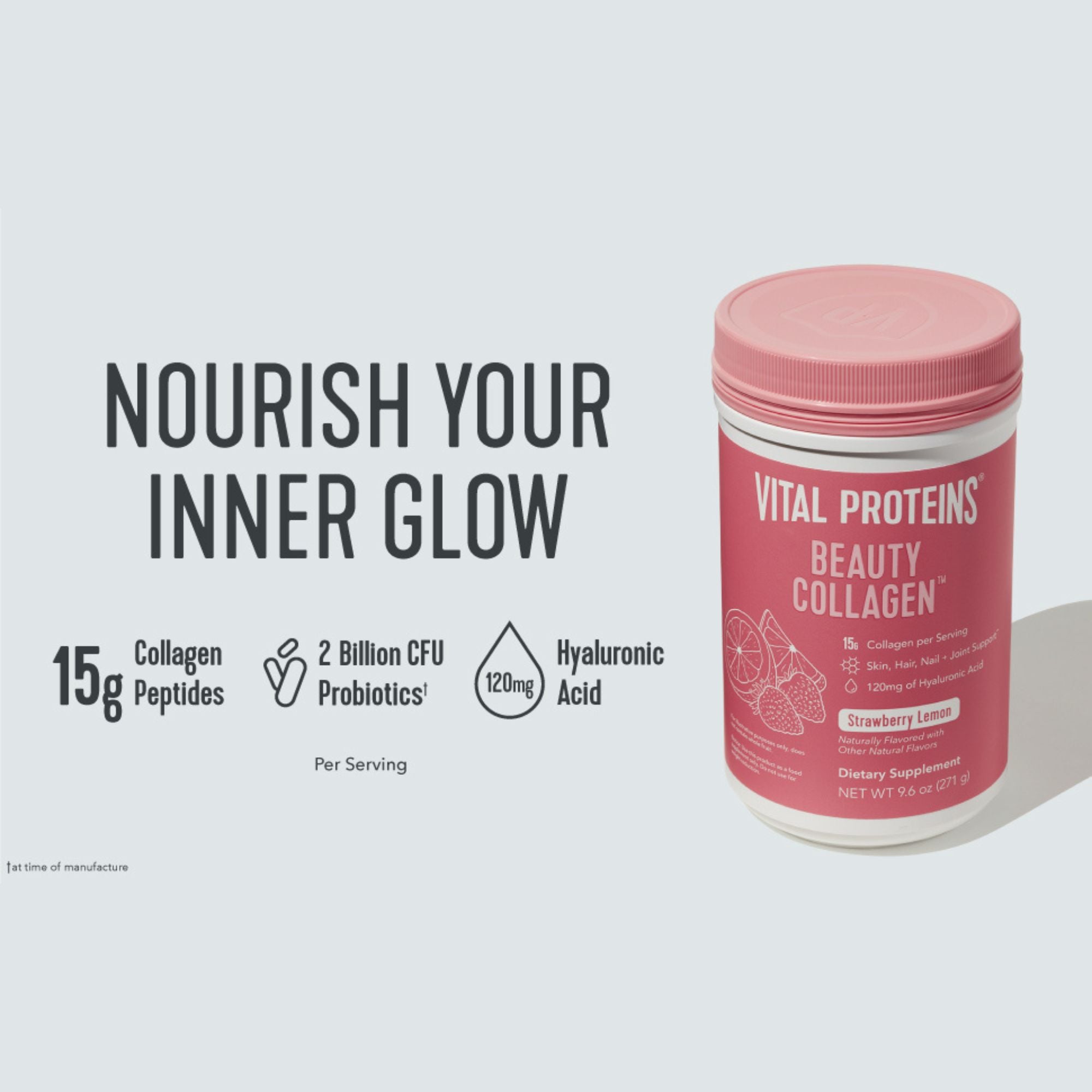 Vital Proteins Beauty Collagen Fresa Limón