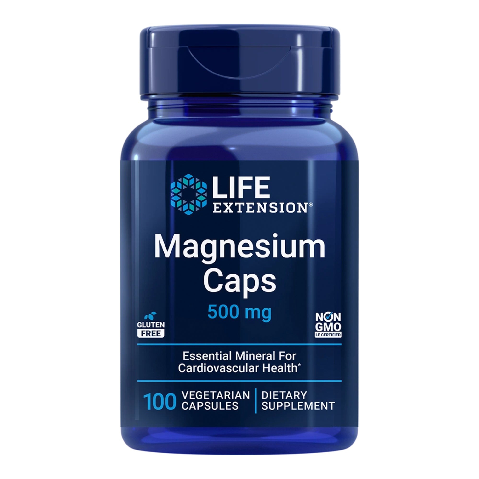 Magnesium Caps Muscle & Heart Support, 500mg, 100 Capsules, by Vitamin World