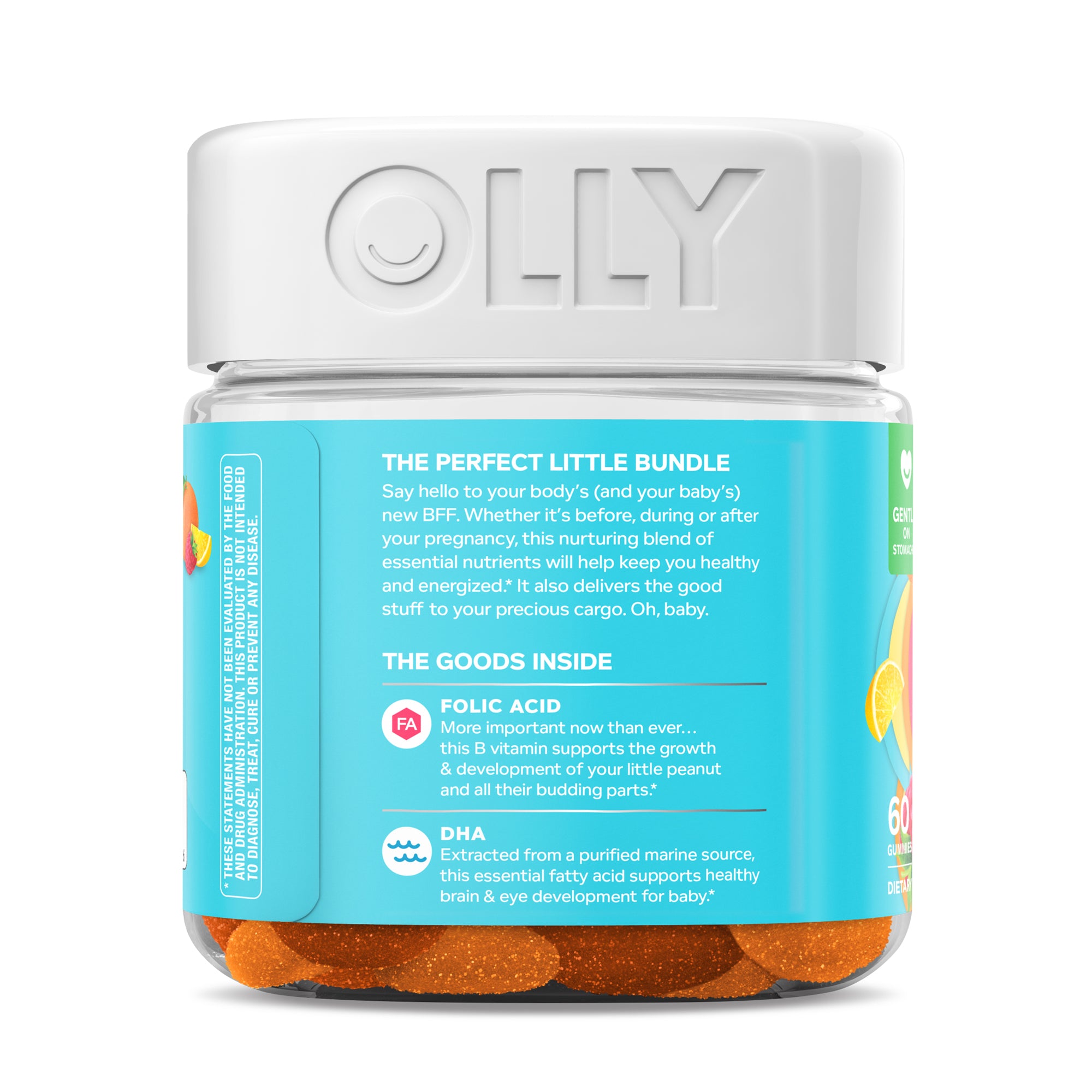 OLLY Multivitamínico prenatal esencial con cítricos vibrantes