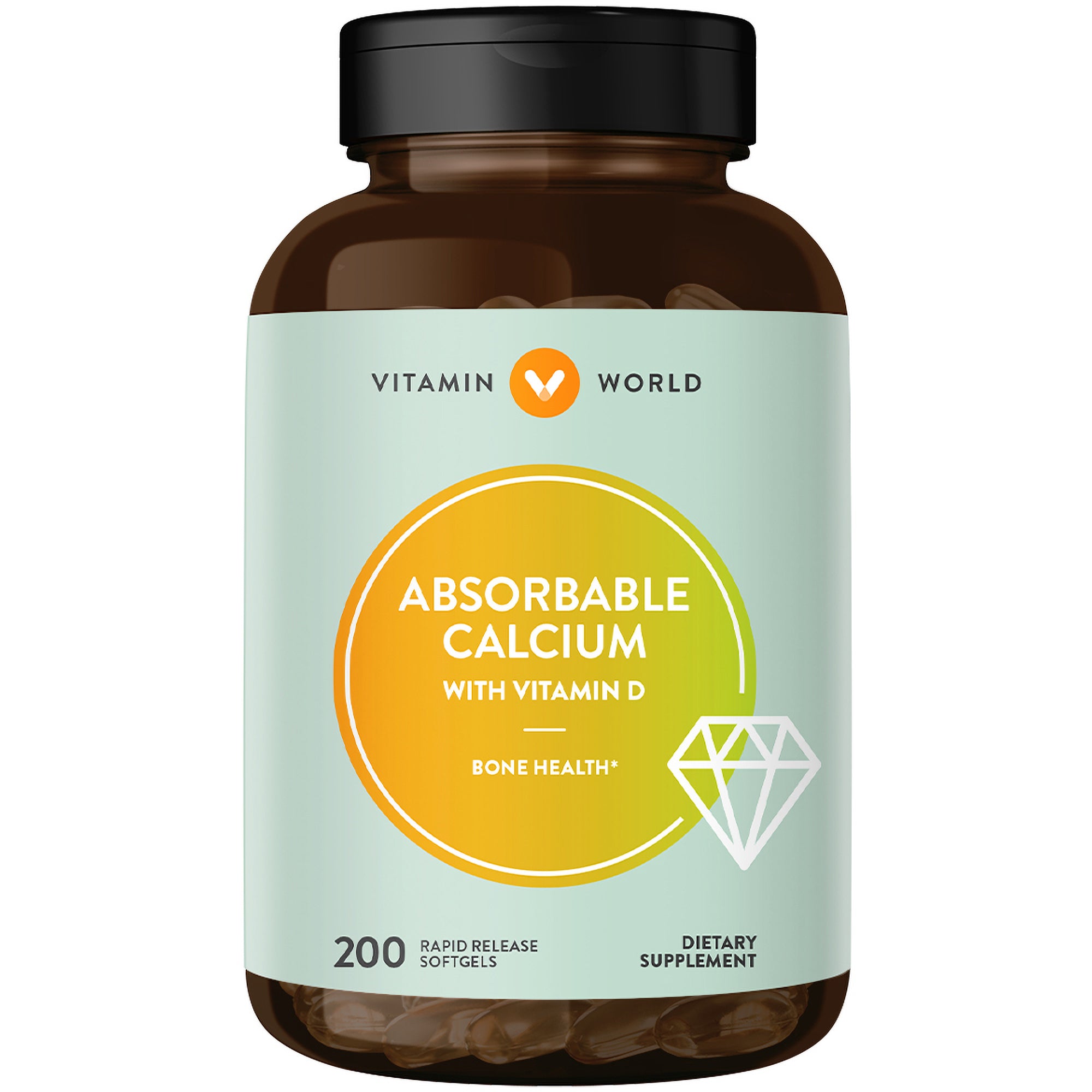 Absorbable Calcium with Vitamin D3 - 200 Softgels