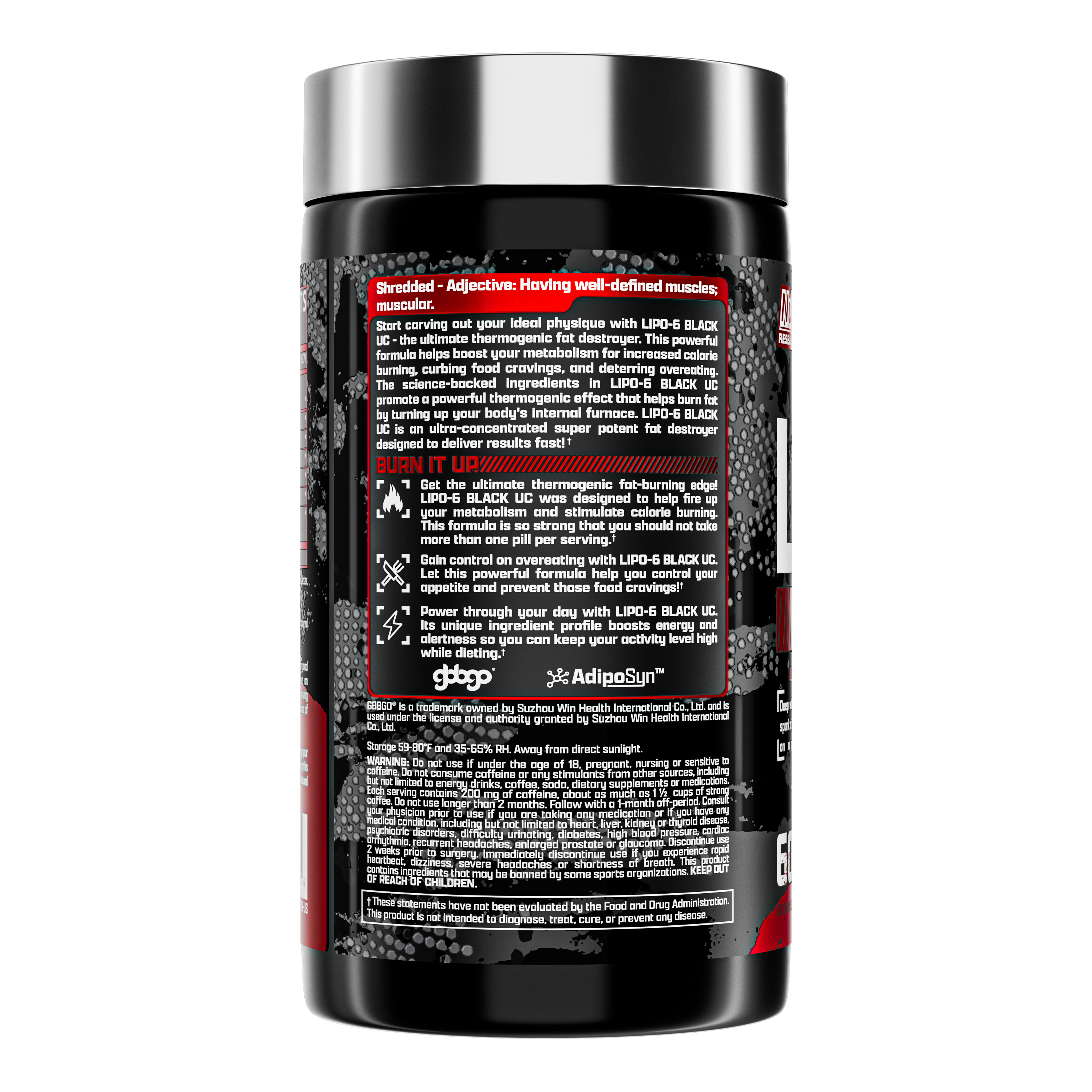 Nutrex LIPO 6 Black Ultra Concentrado 60 cápsulas