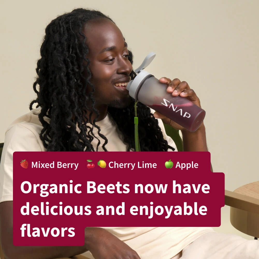 Remolacha orgánica Snap con óxido nítrico y bayas originales, 8.8 oz