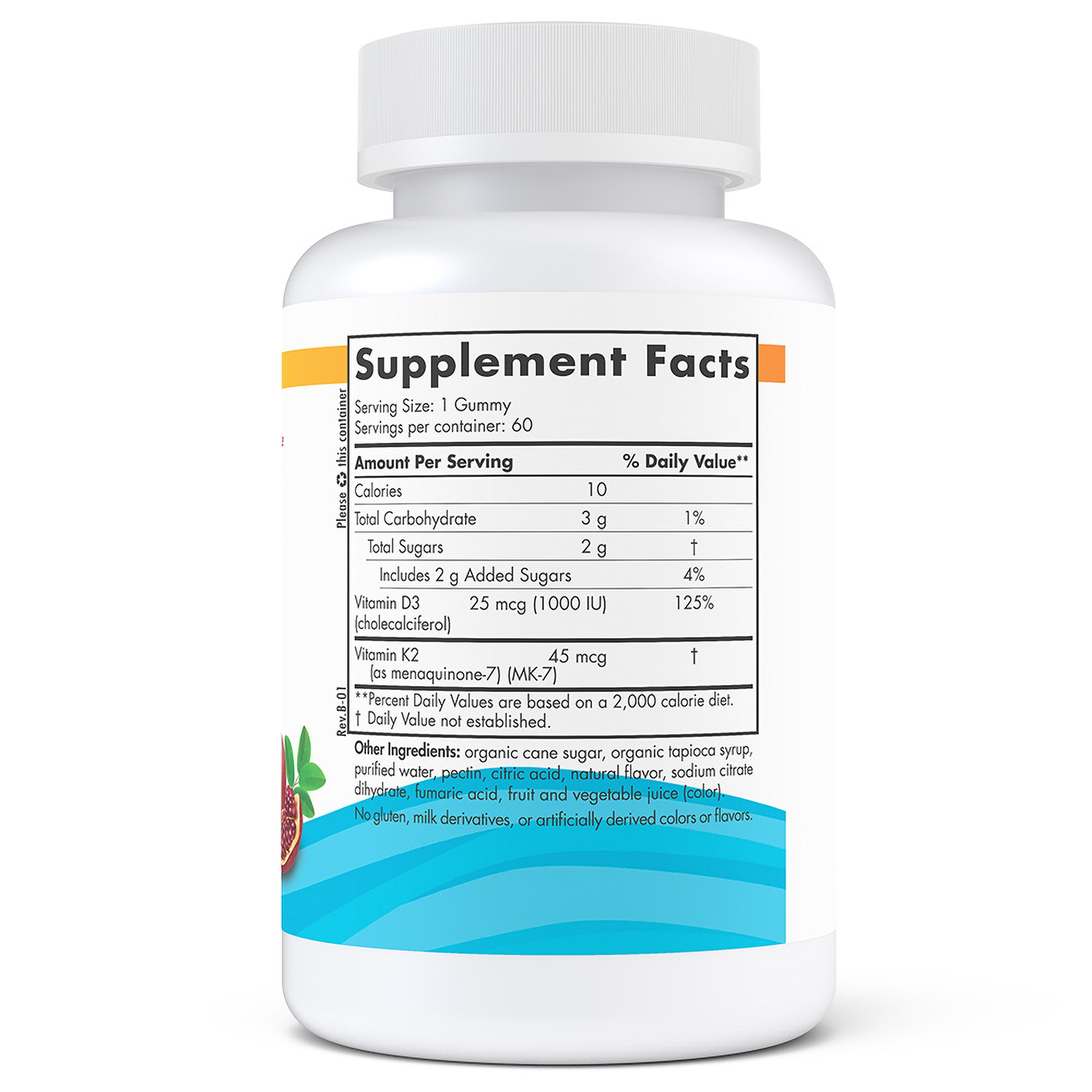 Nordic Naturals Vitamin D3 + K2 Gummies