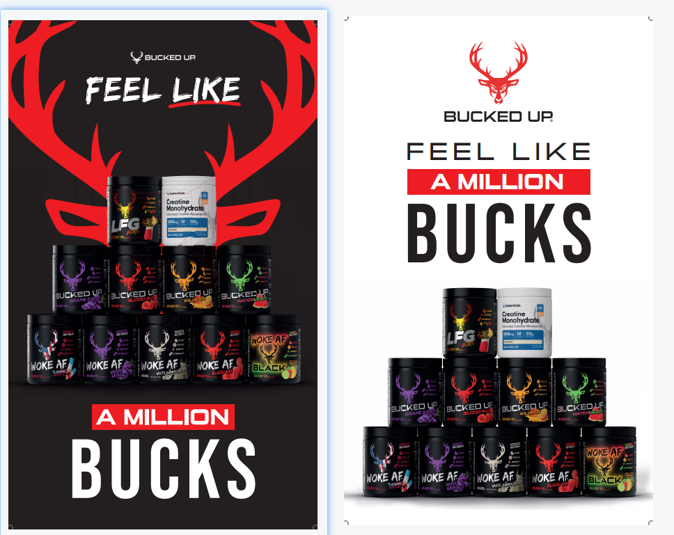 Bucked Up Store Signage